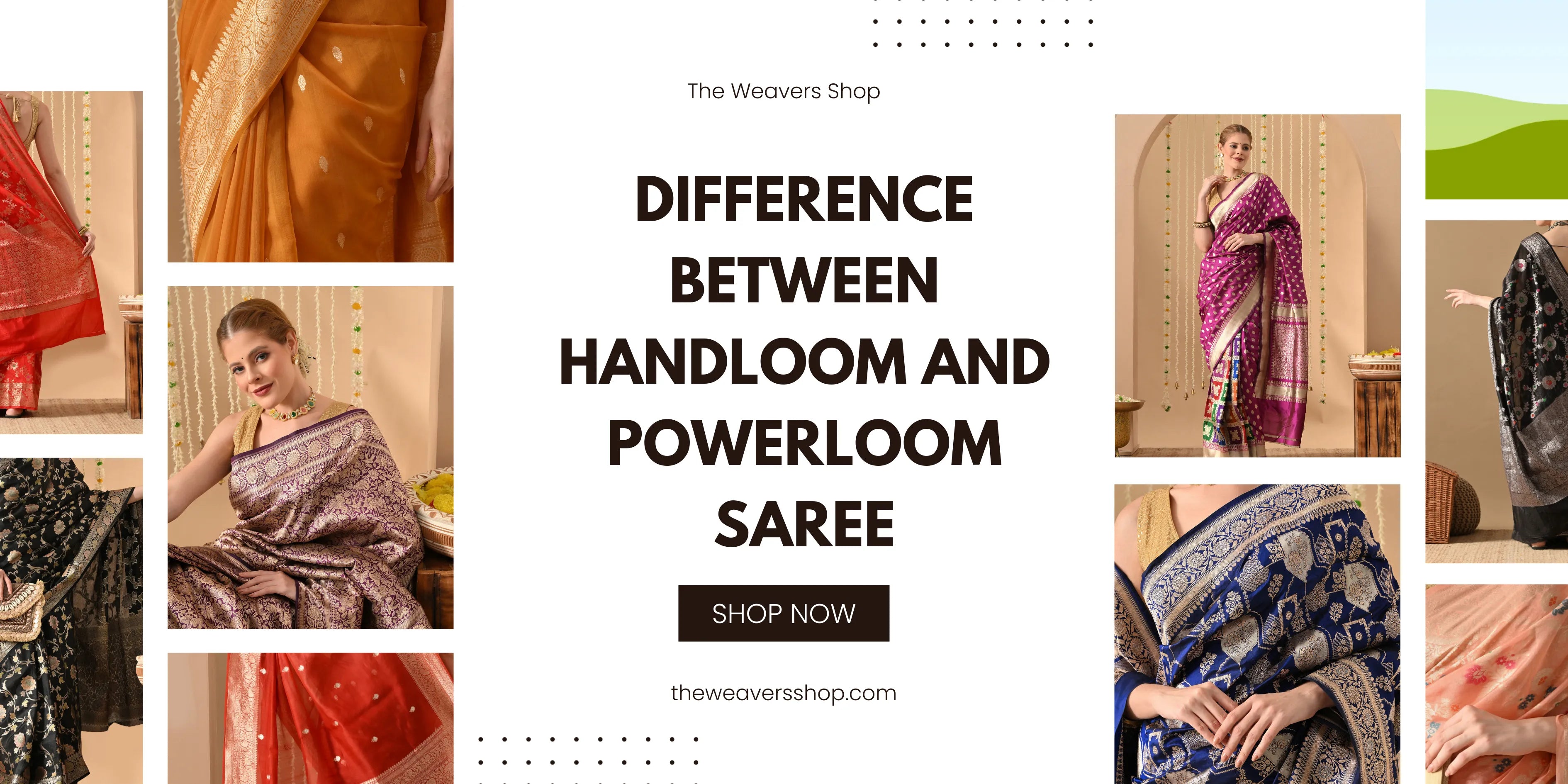 Difference between Handloom and Powerloom Saree – The Weavers Shop by Raavi