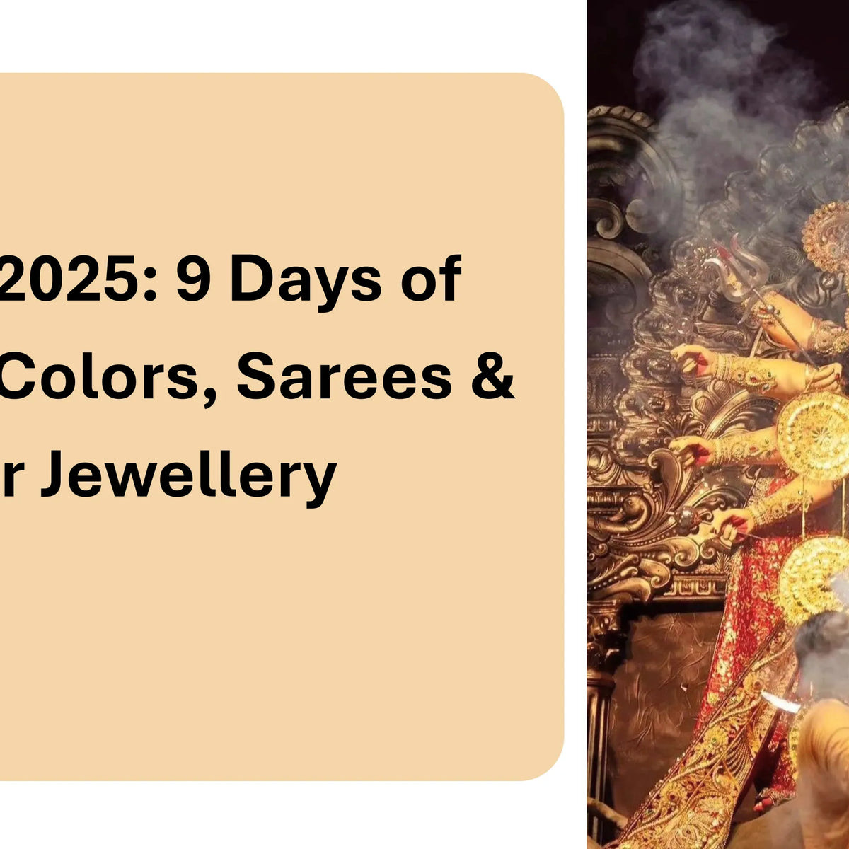 Navratri 2025 Fashion Guide – 9 Colors, 9 Weaves & Silver Jewellery ...