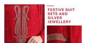 Celebrate in Style: Festive Suit Sets and Silver Jewellery from The Weavers Shop by Raavi