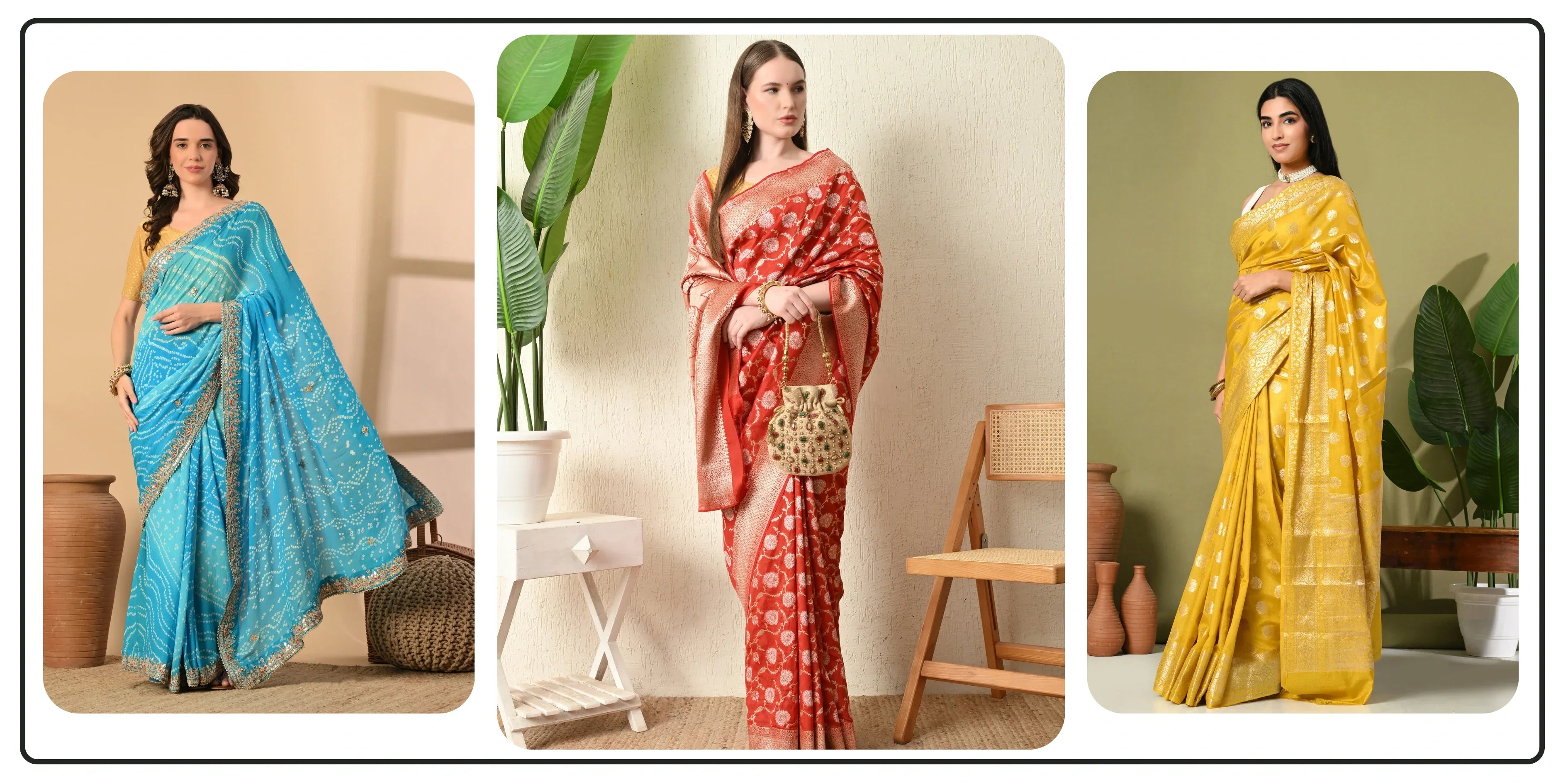 Top Saree Trends for Diwali 2025 – From Banarasi to Organza