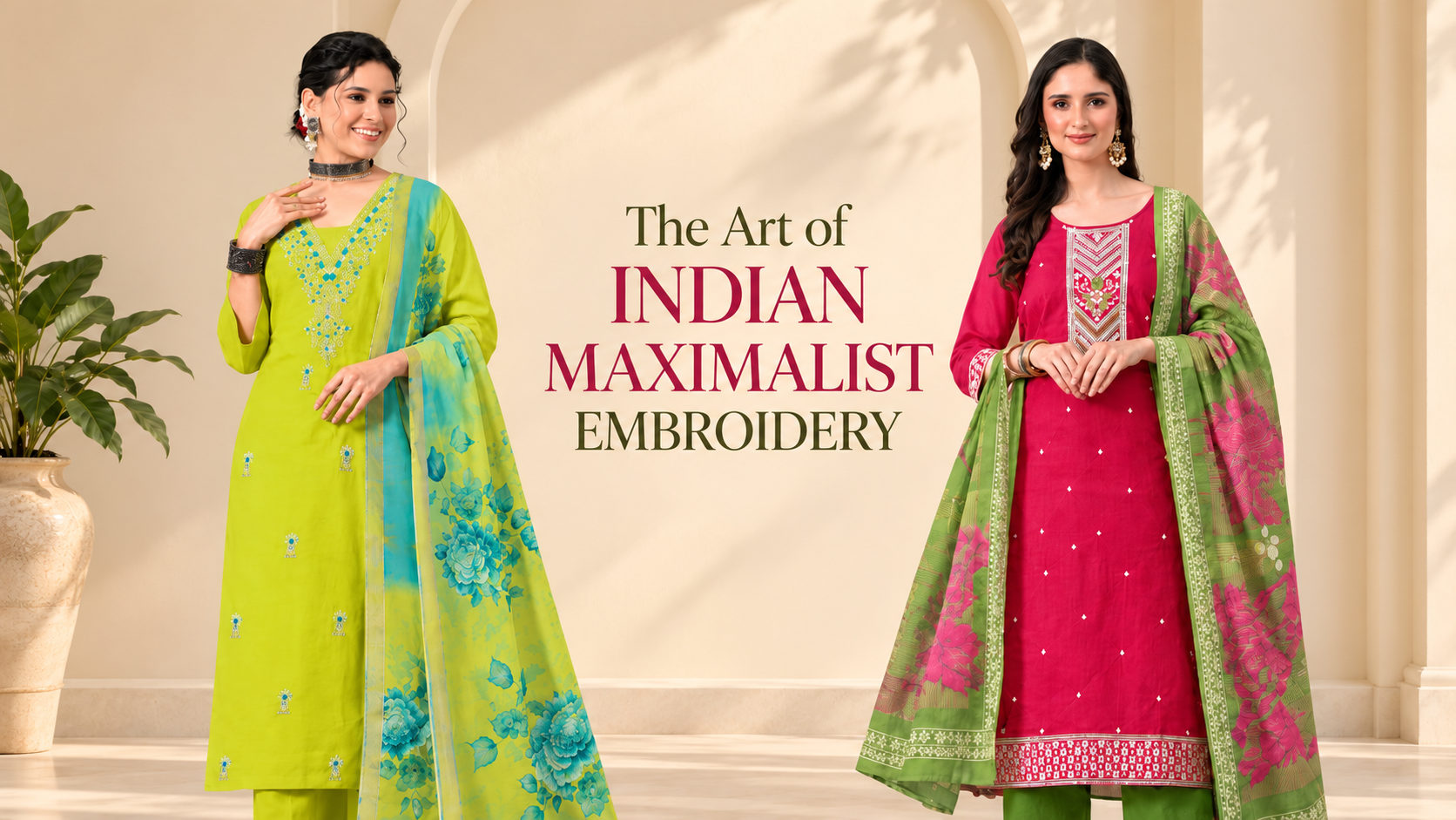 The Art of Indian Maximalist Embroidery: More is More, and It’s Beautiful