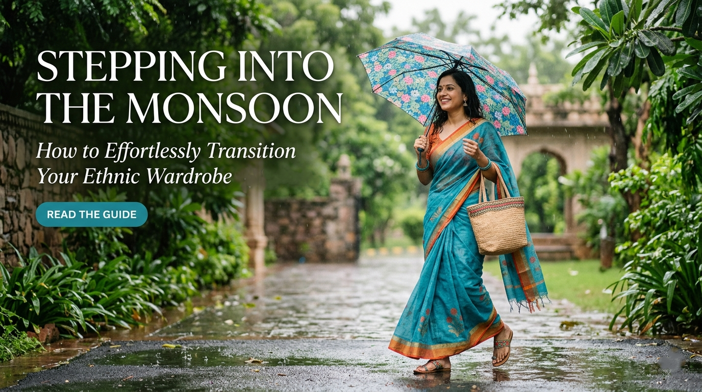 Stepping Into the Monsoon: How to Effortlessly Transition Your Ethnic Wardrobe