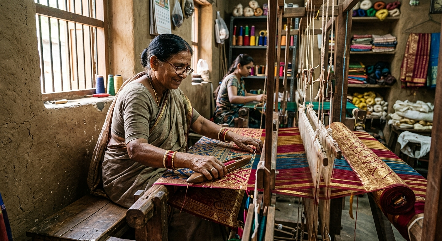 Threads of Heritage: The Living Legacy of Indian Weavers