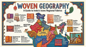 Woven Geography: A Guide to India's Iconic Regional Fabrics