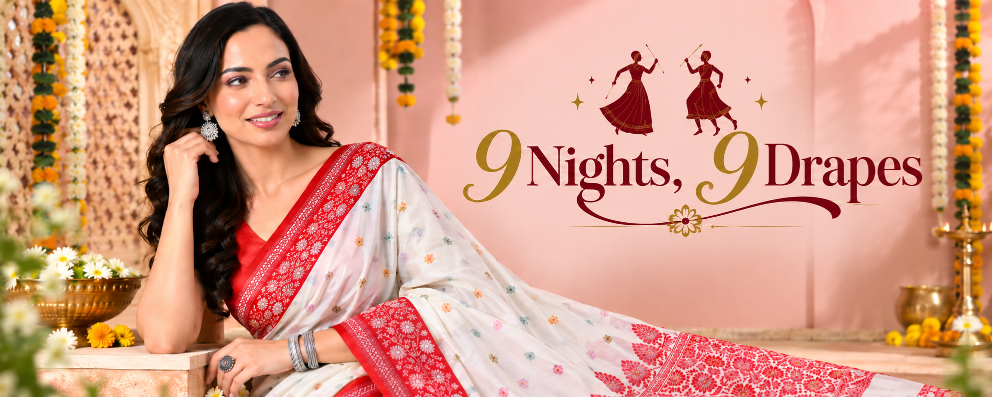 9 Nights, 9 Drapes: Get Your Wardrobe Navratri-Ready with the Ultimate Saree Collection