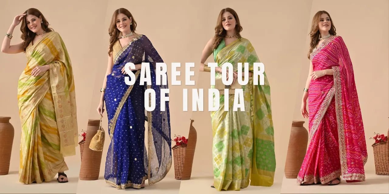28 Types of Sarees from 28 States of India