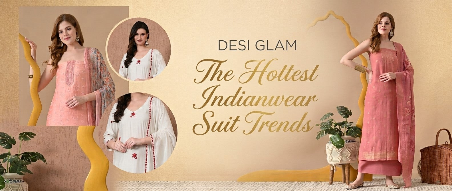 Desi Glam: The Hottest Indianwear Suit Trends for Women