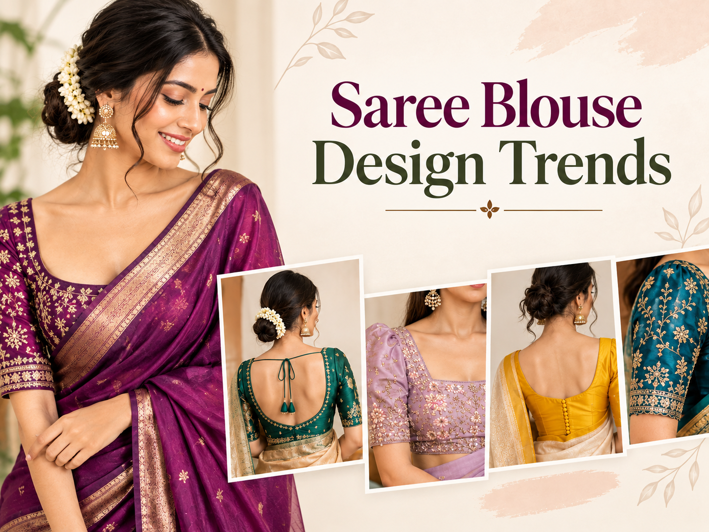 Saree Blouse Design Trends: The Ultimate Style Guide to Elevate Your Ethnic Look