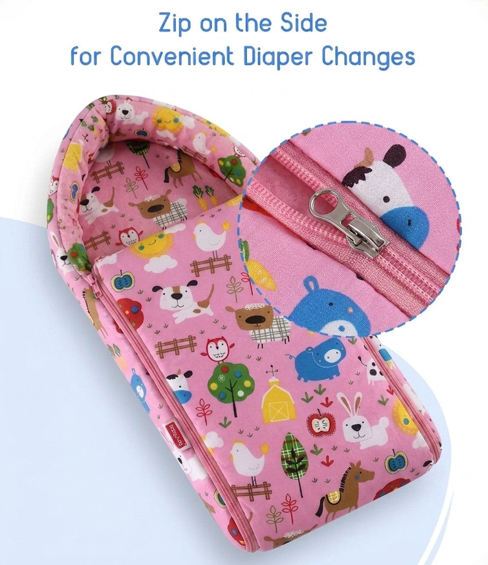 Happy Farm Baby Sleeping Bag & Carry Nest