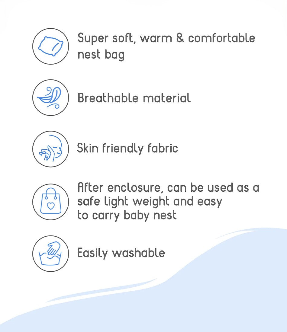 Happy Farm Baby Sleeping Bag & Carry Nest