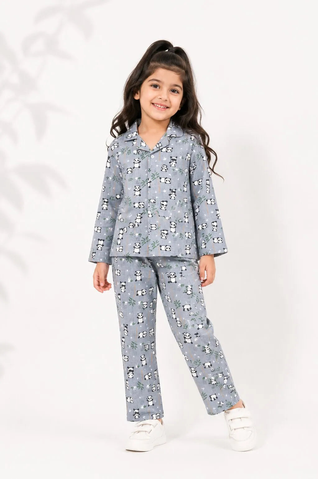 Girls' Panda Print Night Suit