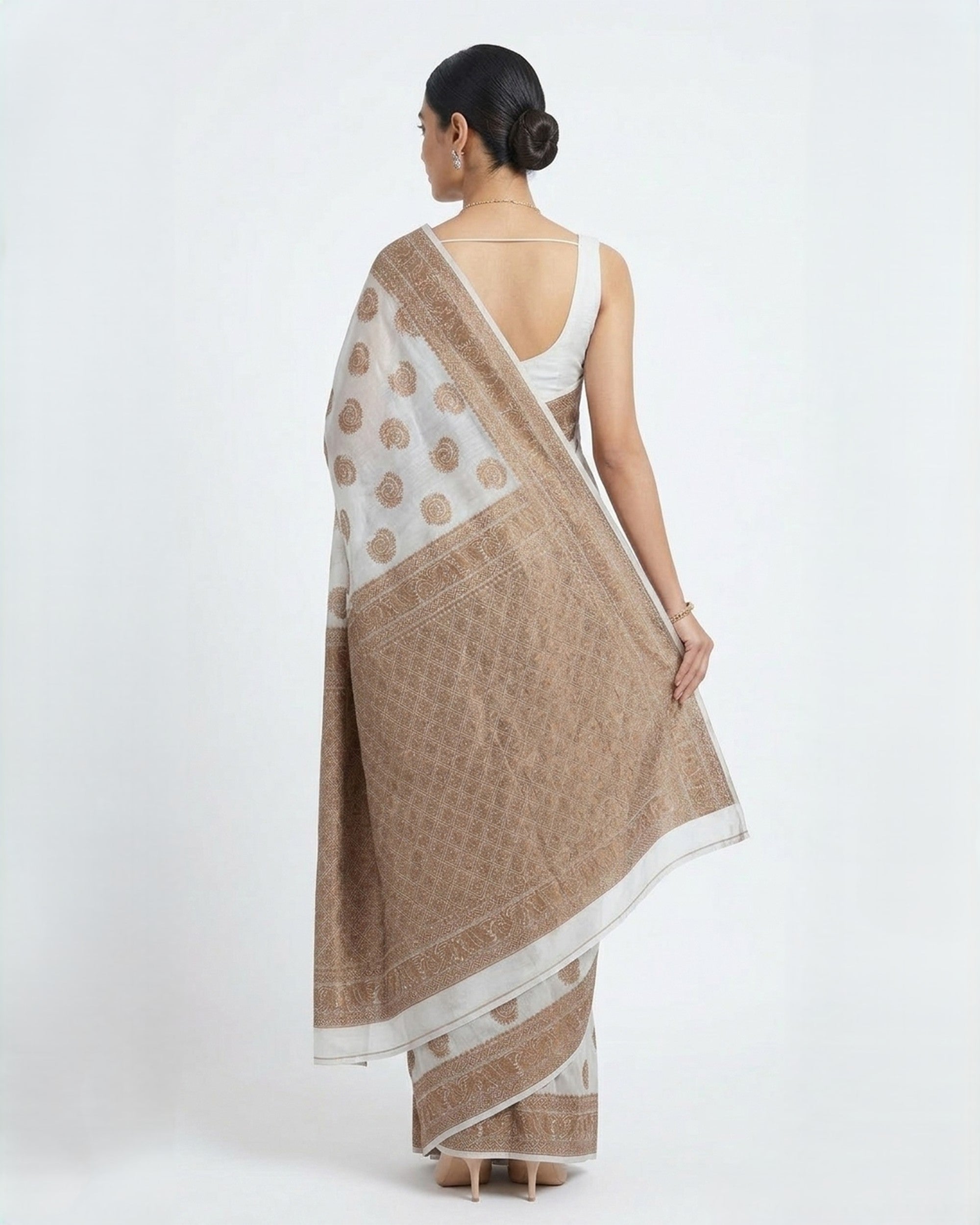 Woven Design Banarasi Silk Saree with Zari Border