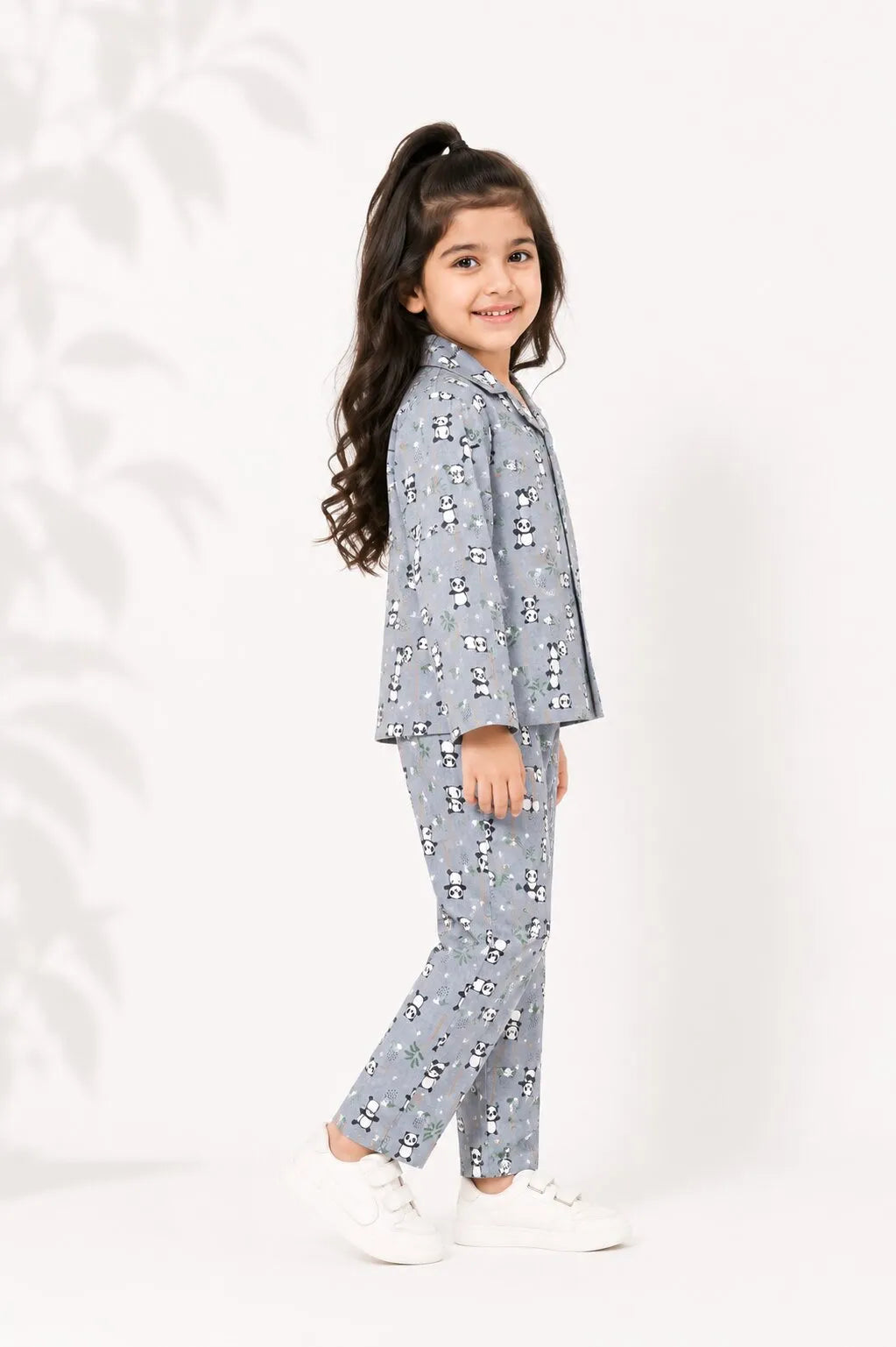 Girls' Panda Print Night Suit