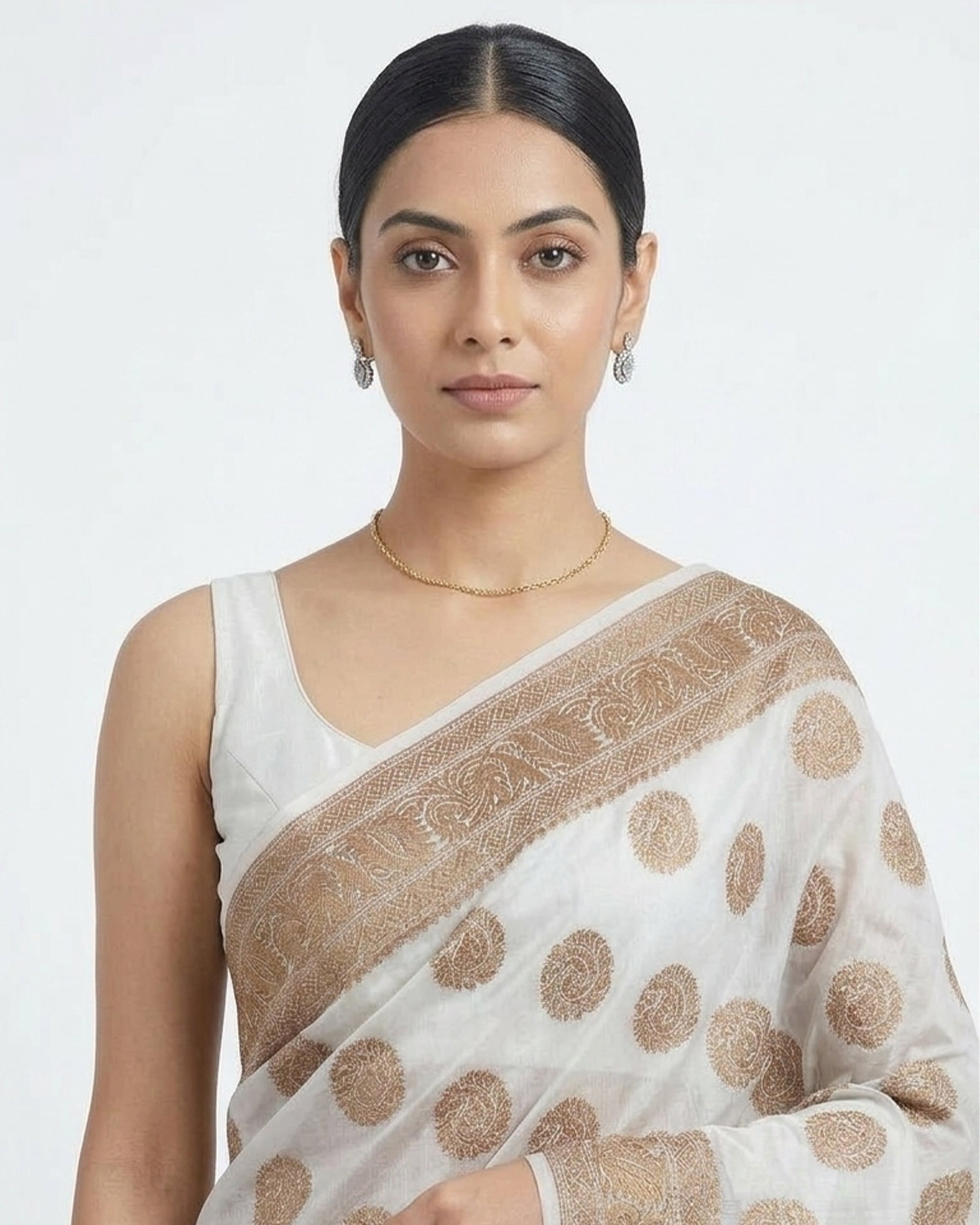 Woven Design Banarasi Silk Saree with Zari Border