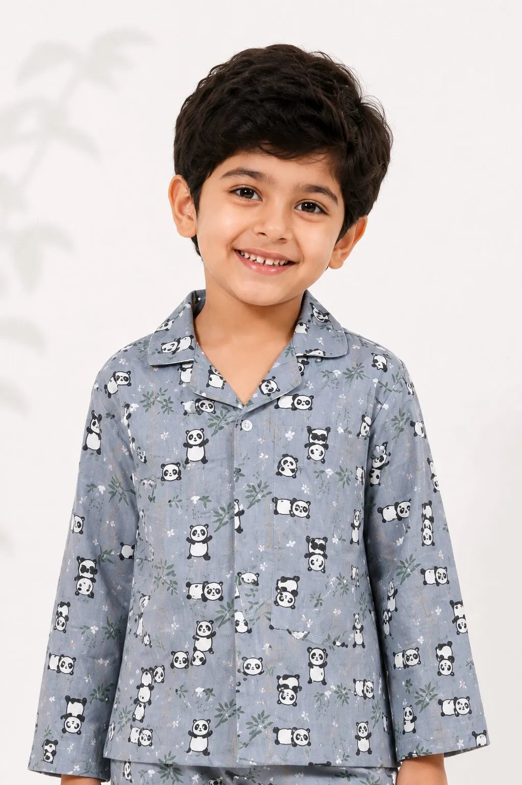 Boys' Panda Print Night Suit