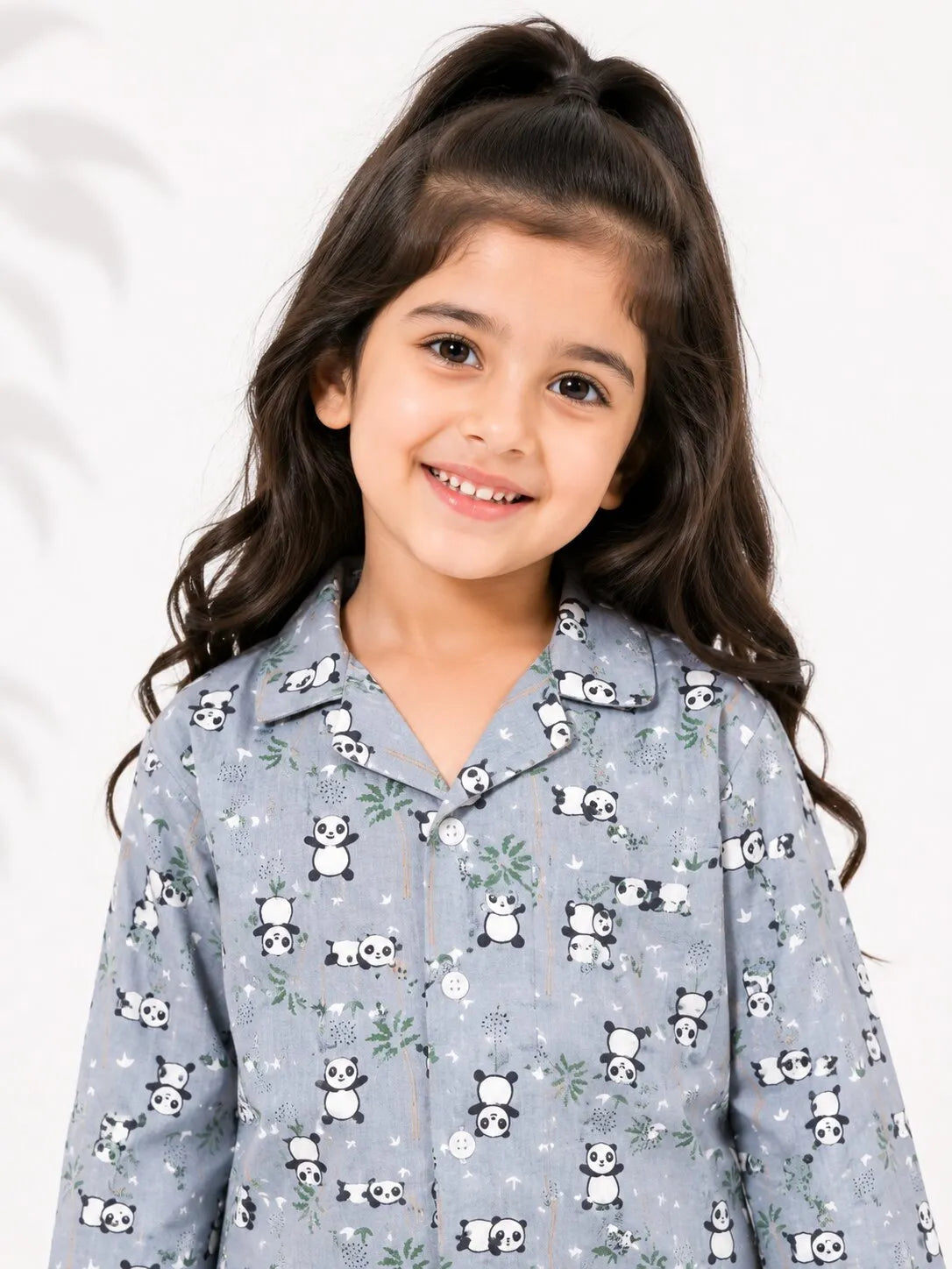 Girls' Panda Print Night Suit