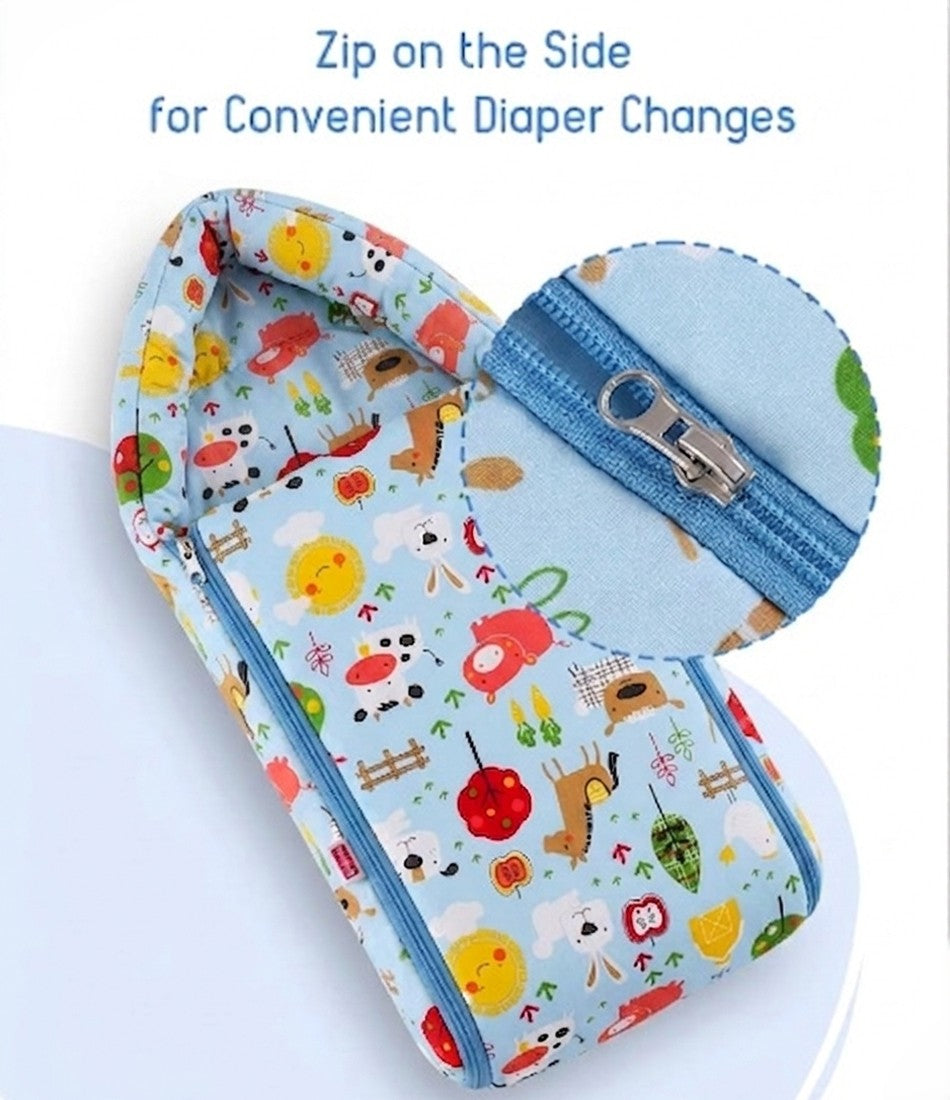 Premium Padded Baby Sleeping Bag & Carry Nest