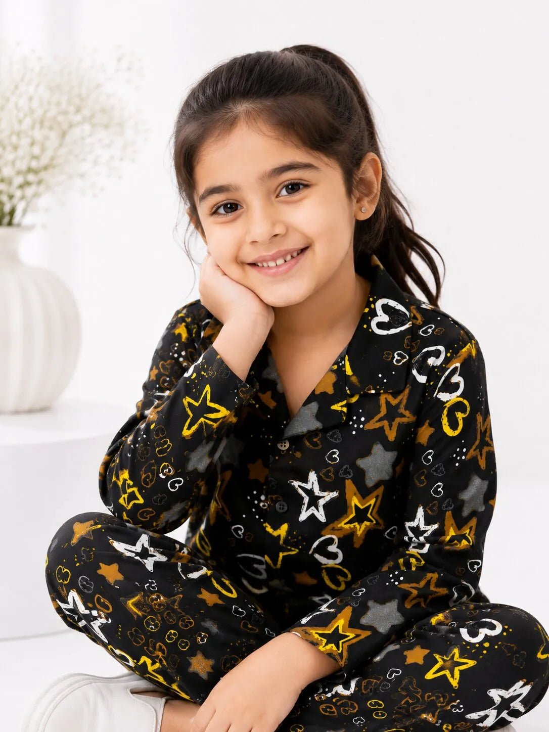 Girls Cotton Night Suit
