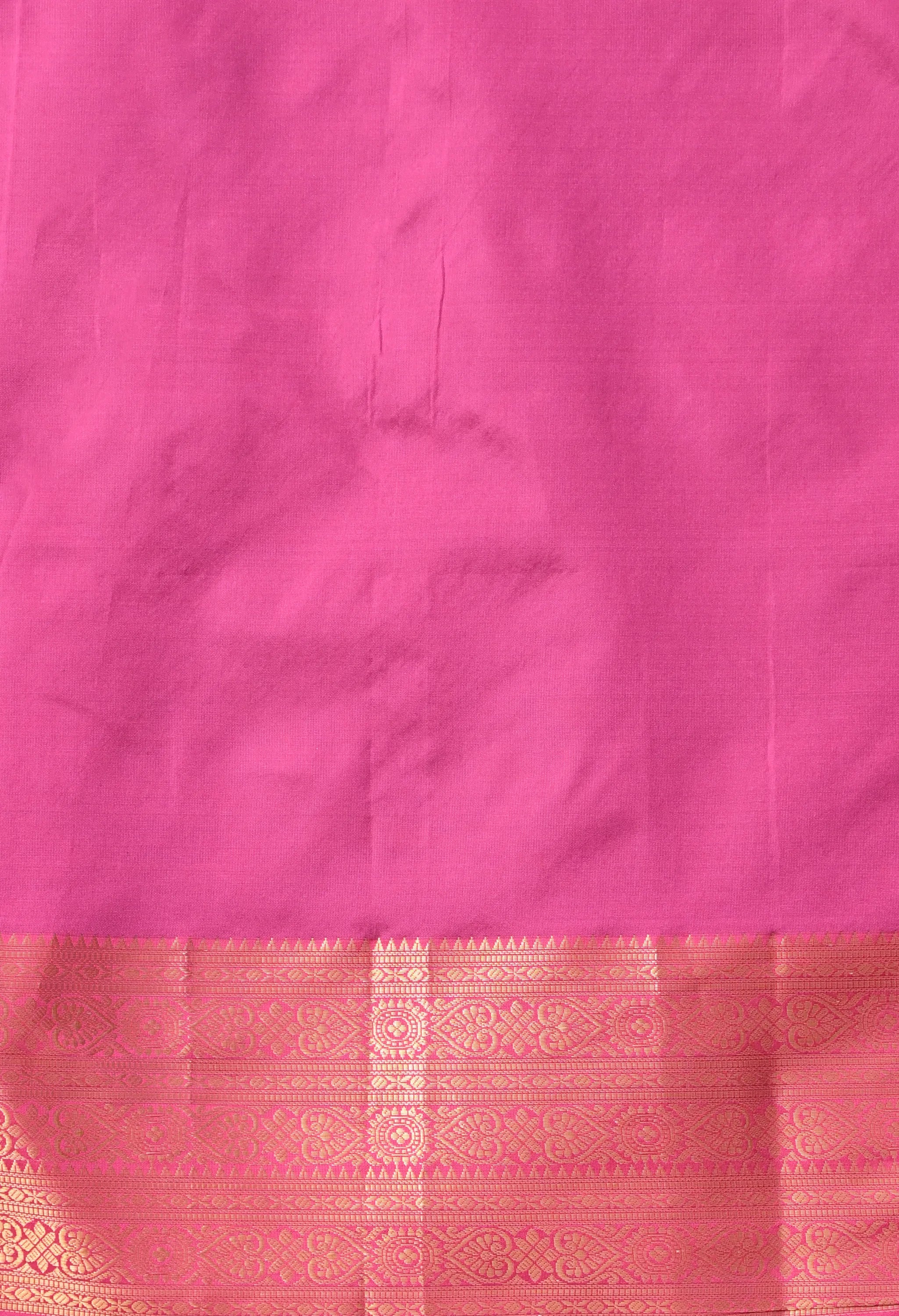 Regal Steel Grey Silk Blend Chanderi Style Saree