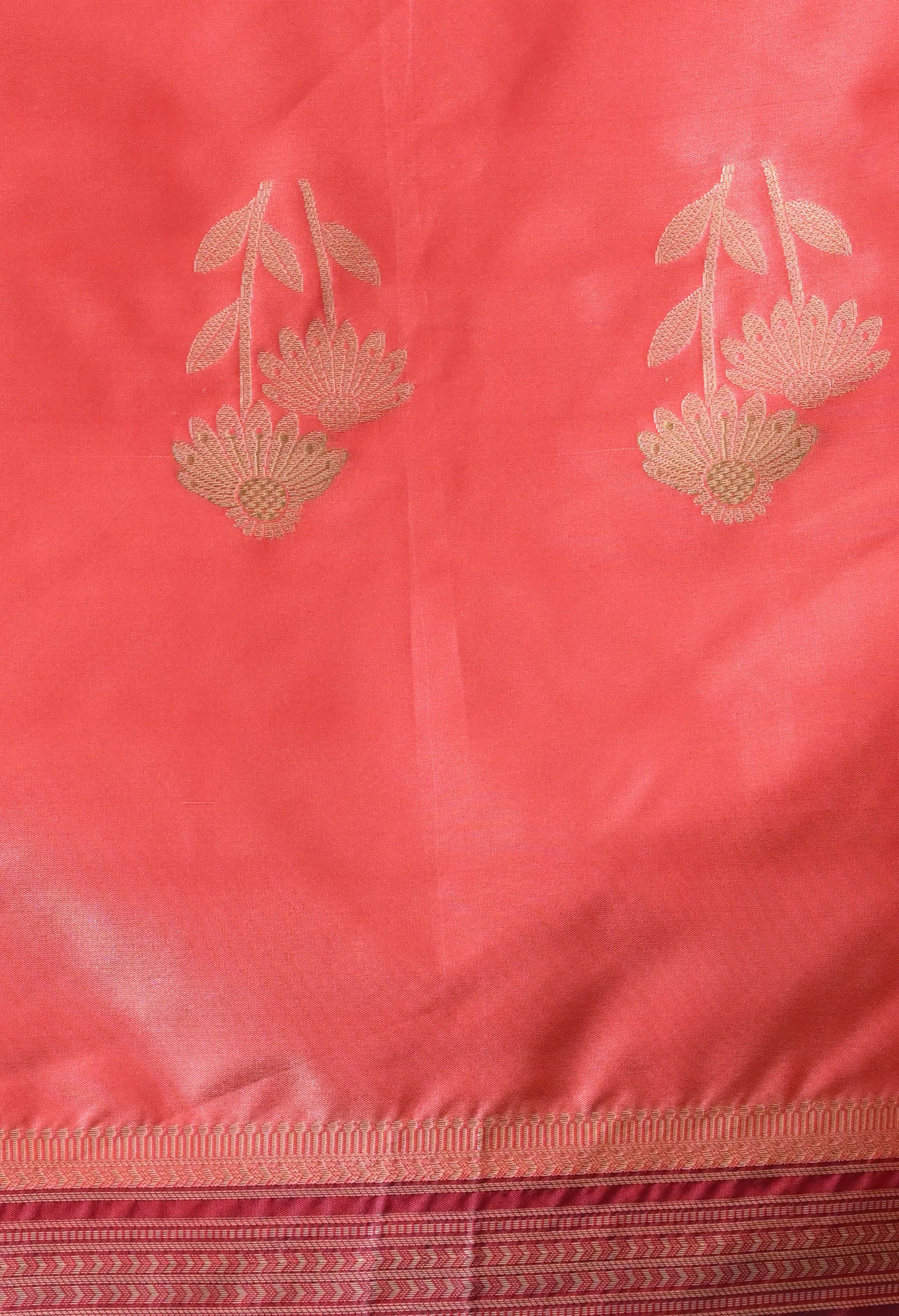 Regal Royal Blue and Navy Silk Blend Floral Banarasi Style Saree