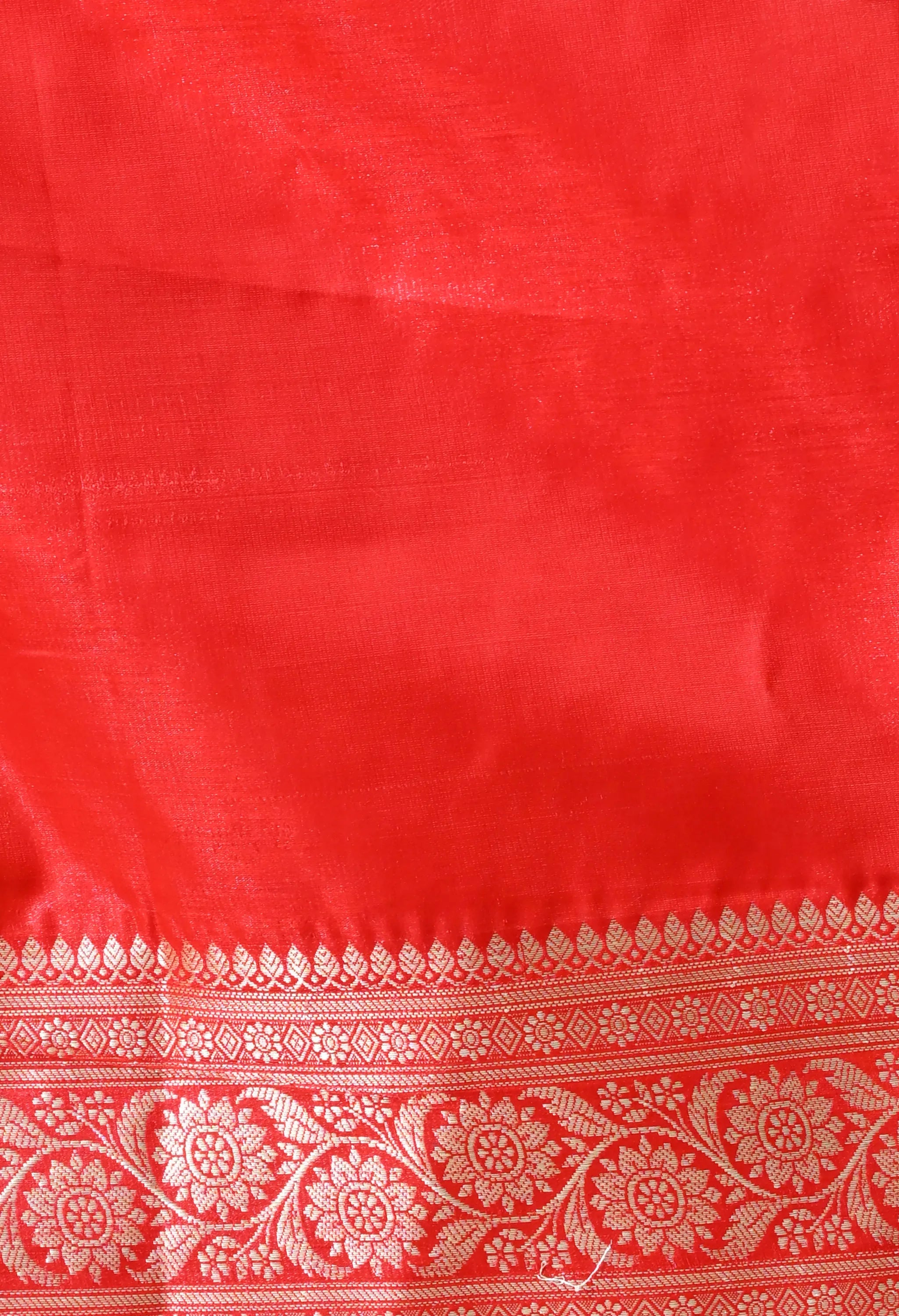 Elegant Bottle Green Silk Blend Banarasi Saree