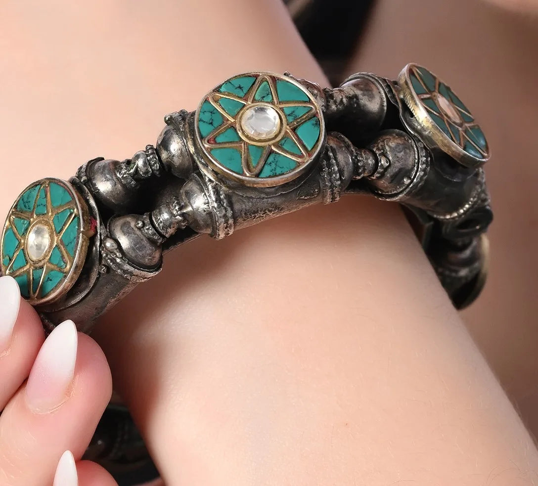 Pure silver kada for women 