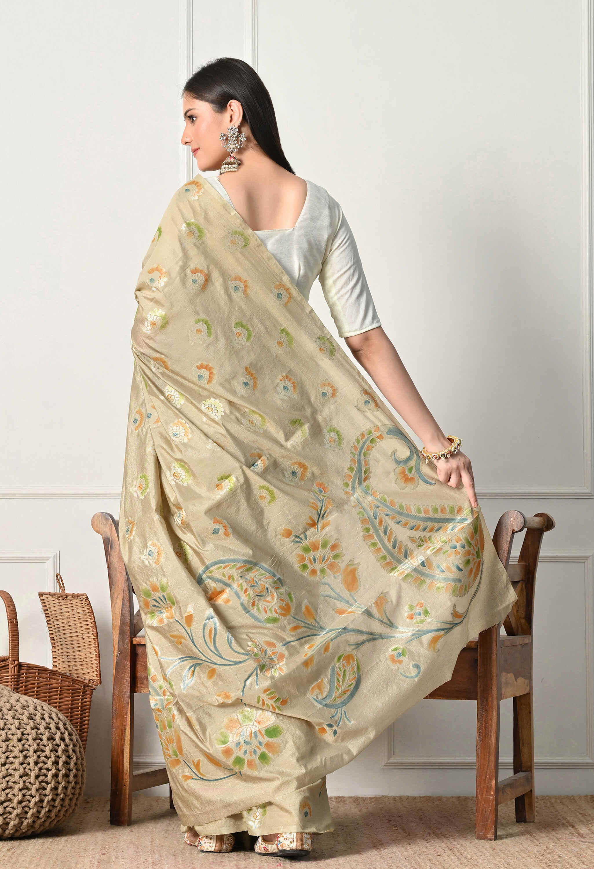 Banarasi Silk Beige Saree
