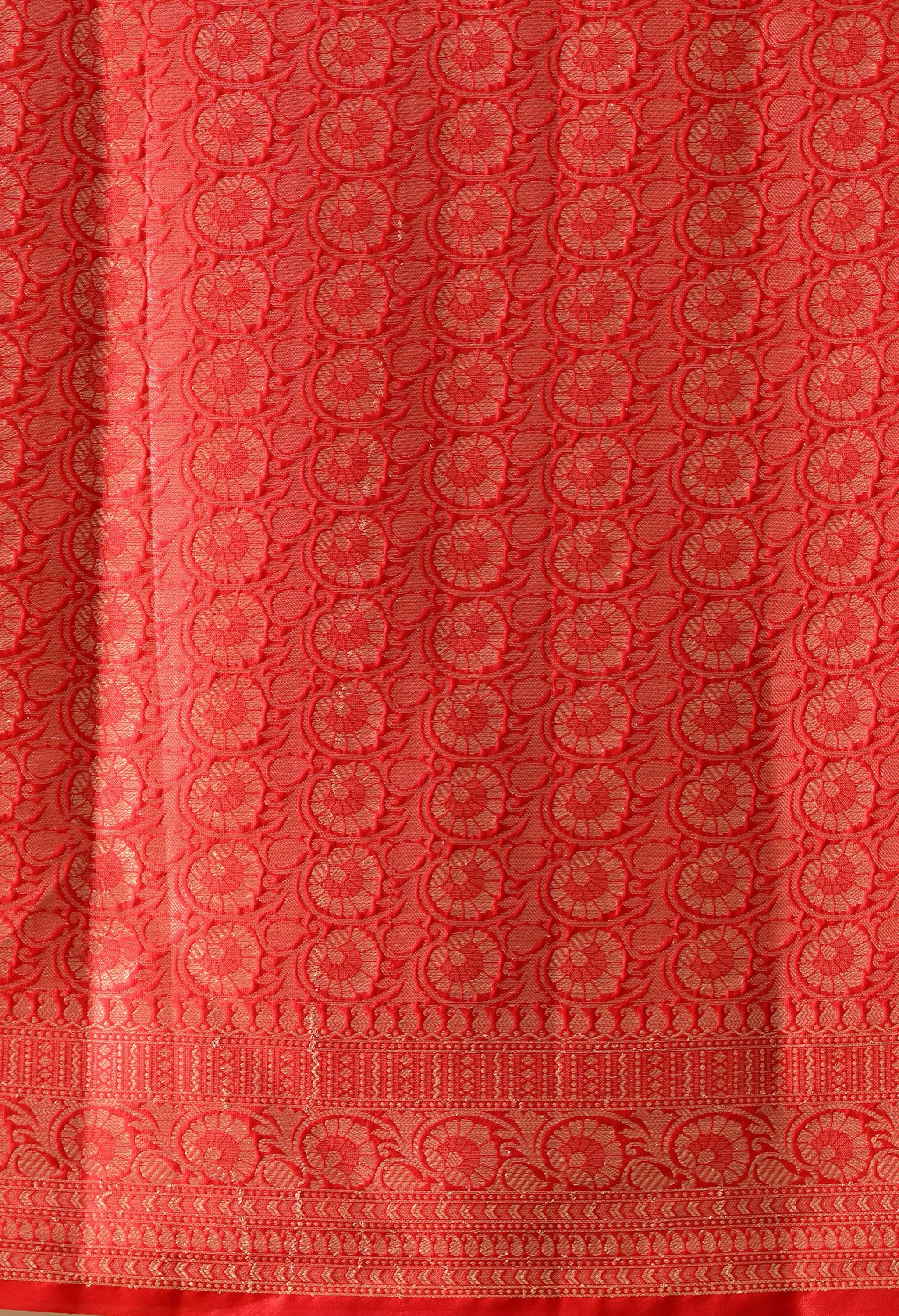 Banarasi Silk Saree Red 