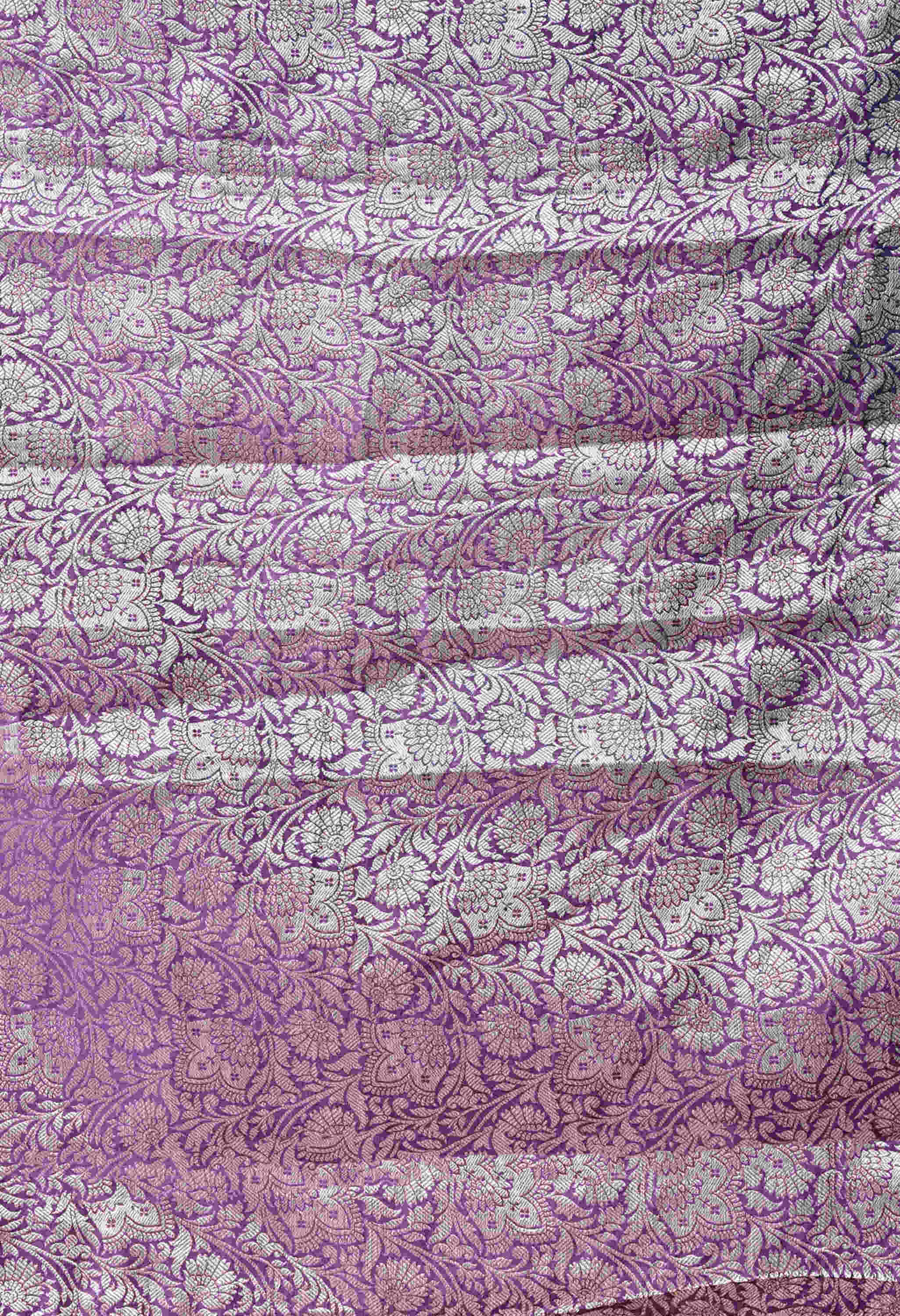 Banarasi Silk Purple Saree