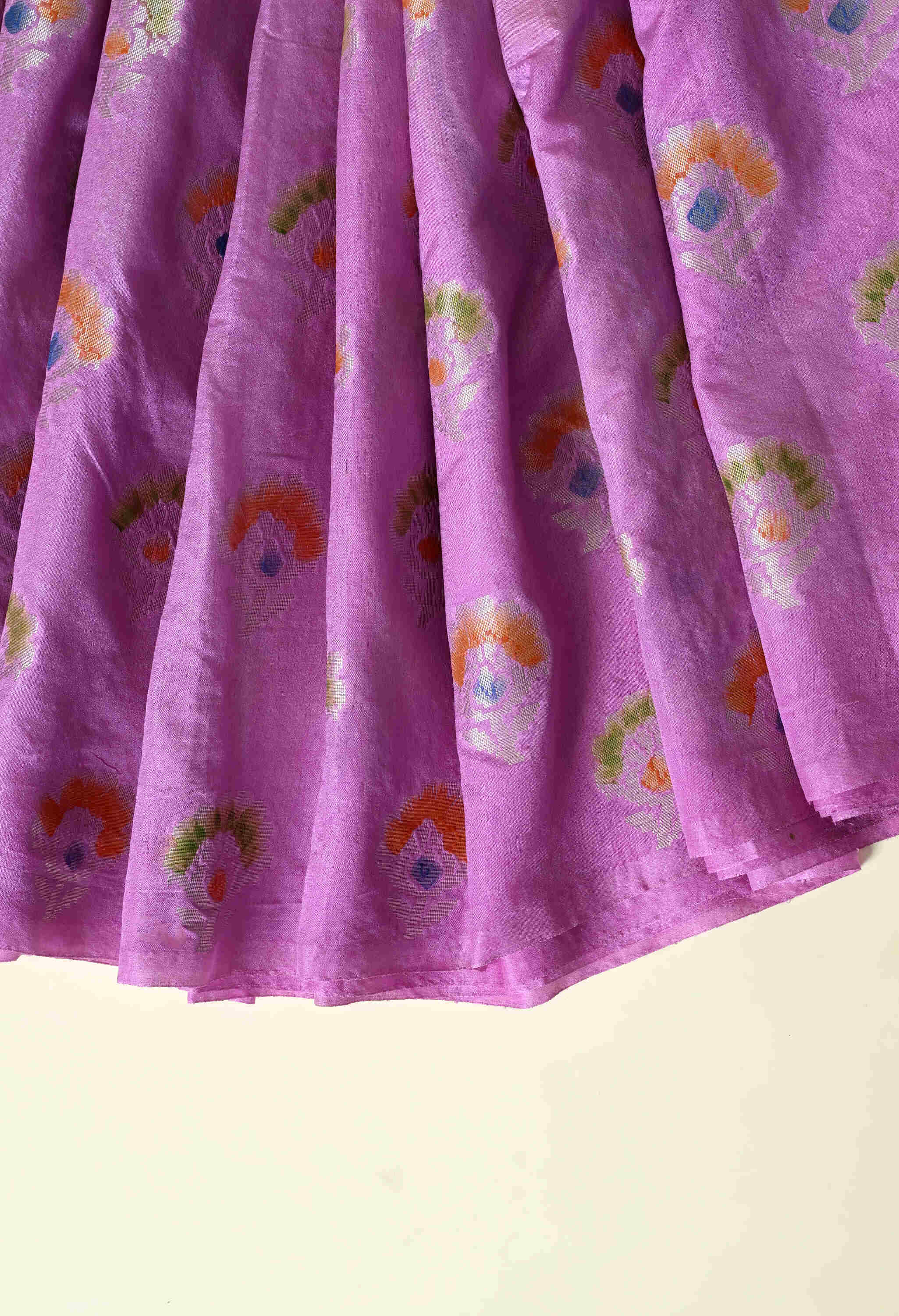 Banarasi Silk Purple Saree