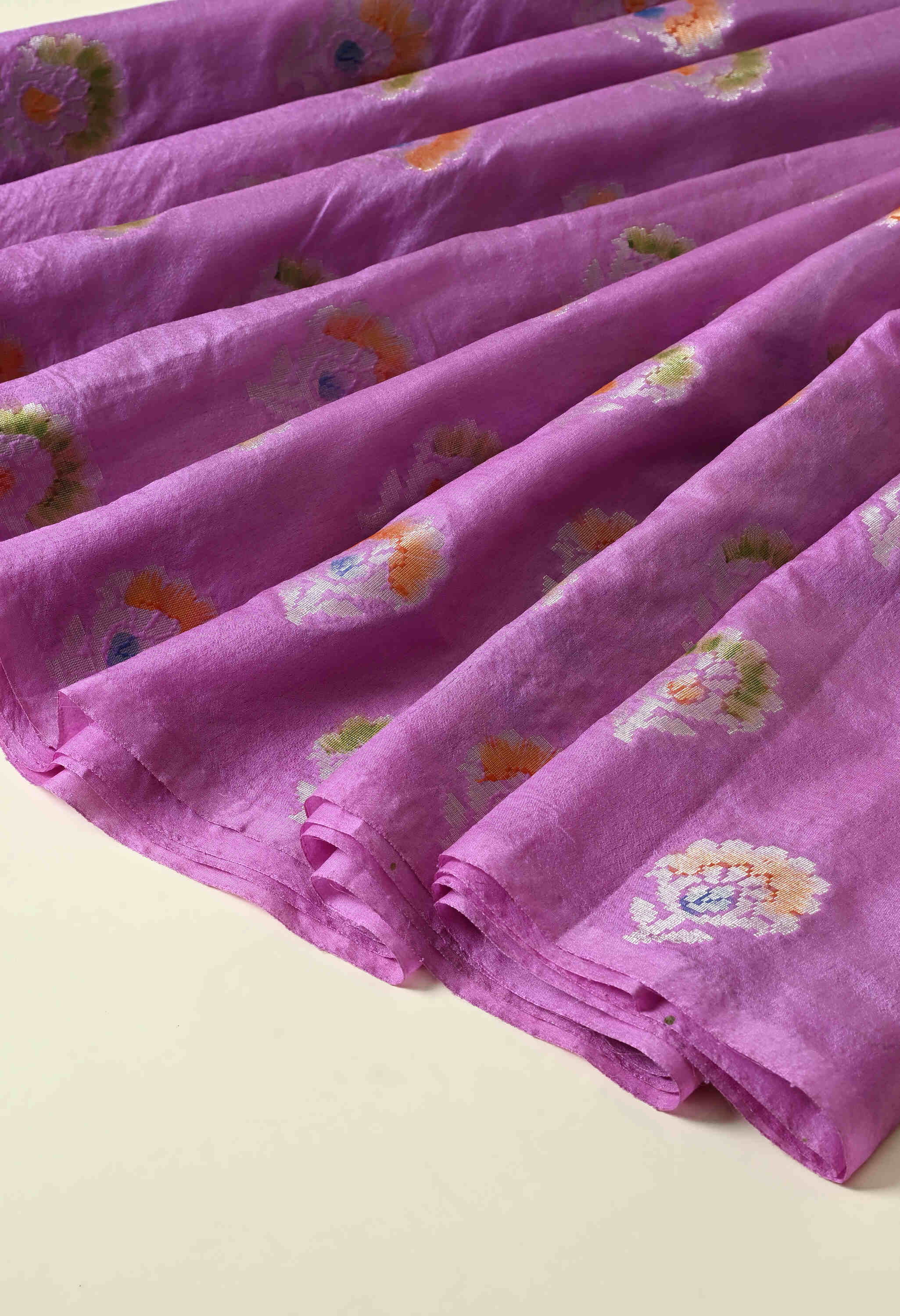 Banarasi Silk Purple Saree