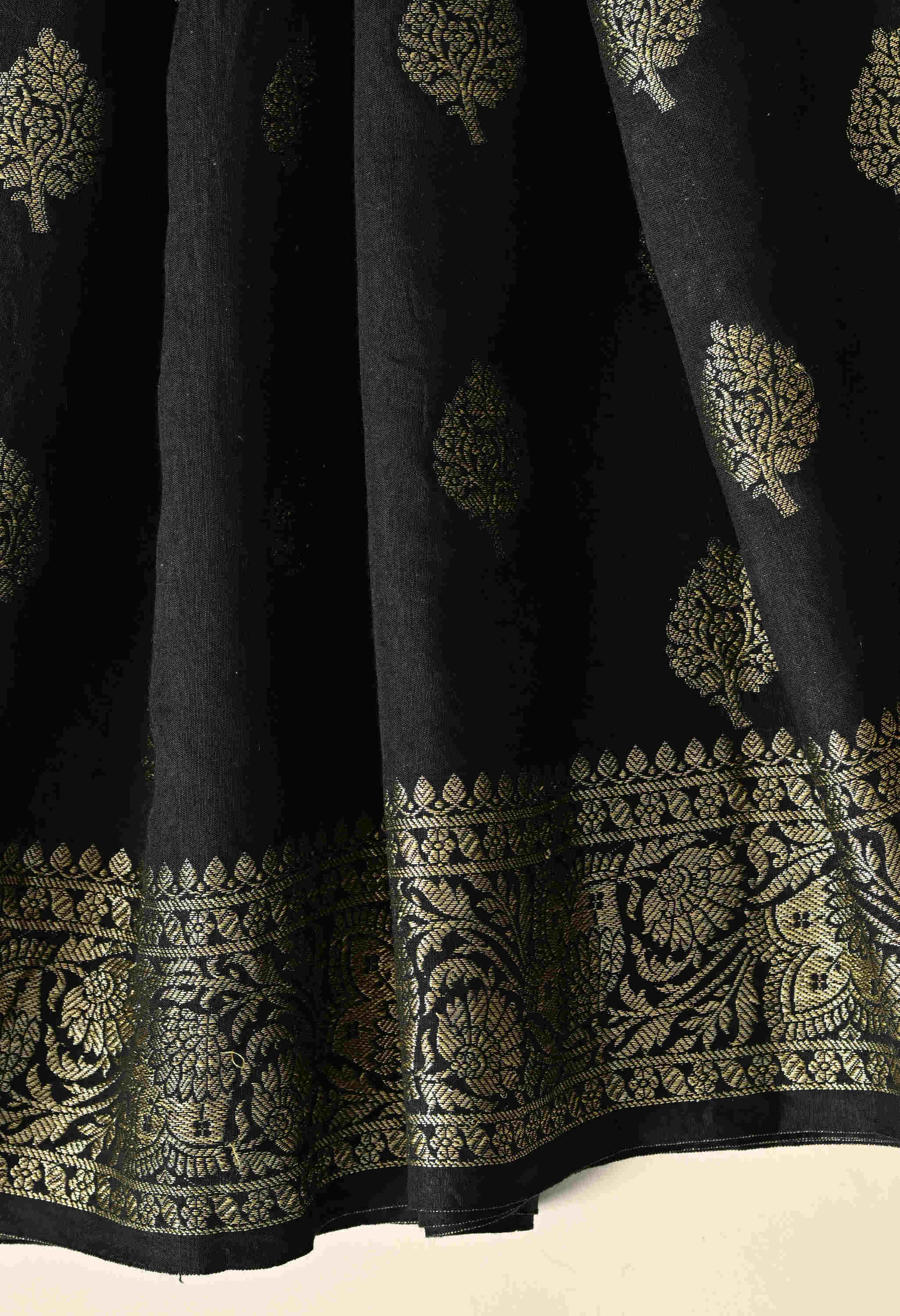 Banarasi Silk black Saree