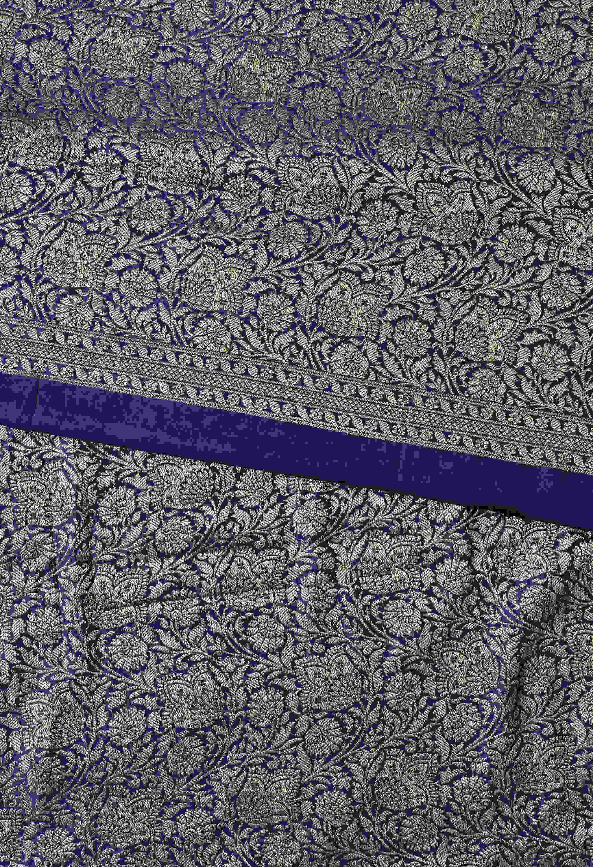 Banarasi Silk blue Saree