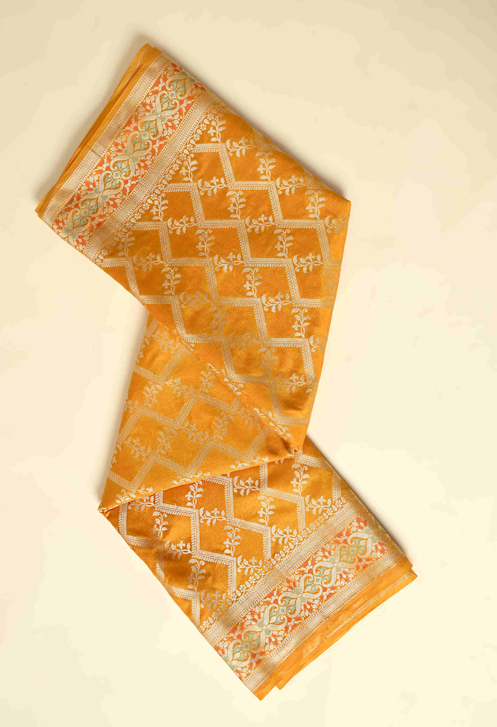 Banarasi Yellow Silk Saree