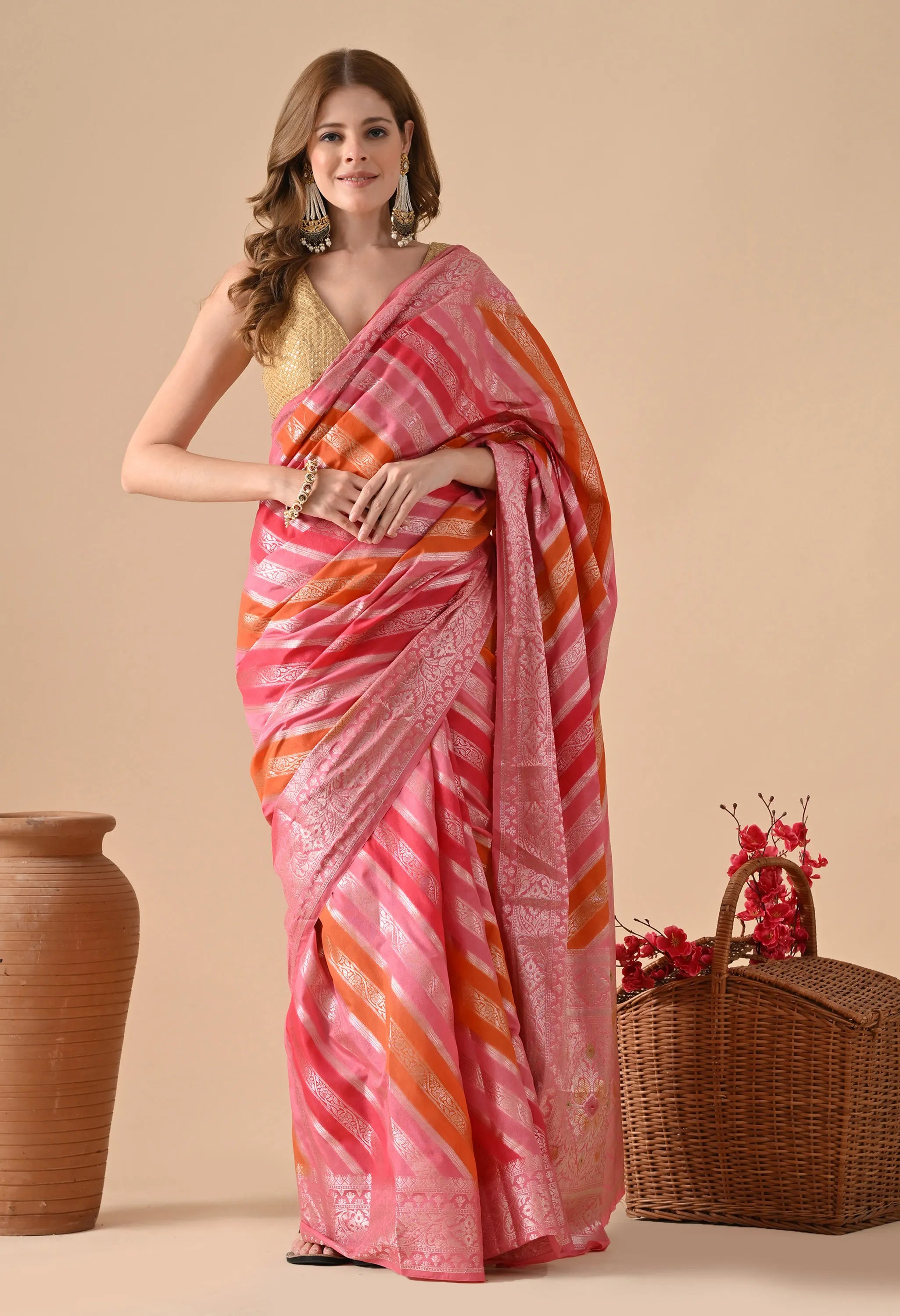 Banarasi rangkat Silk Saree