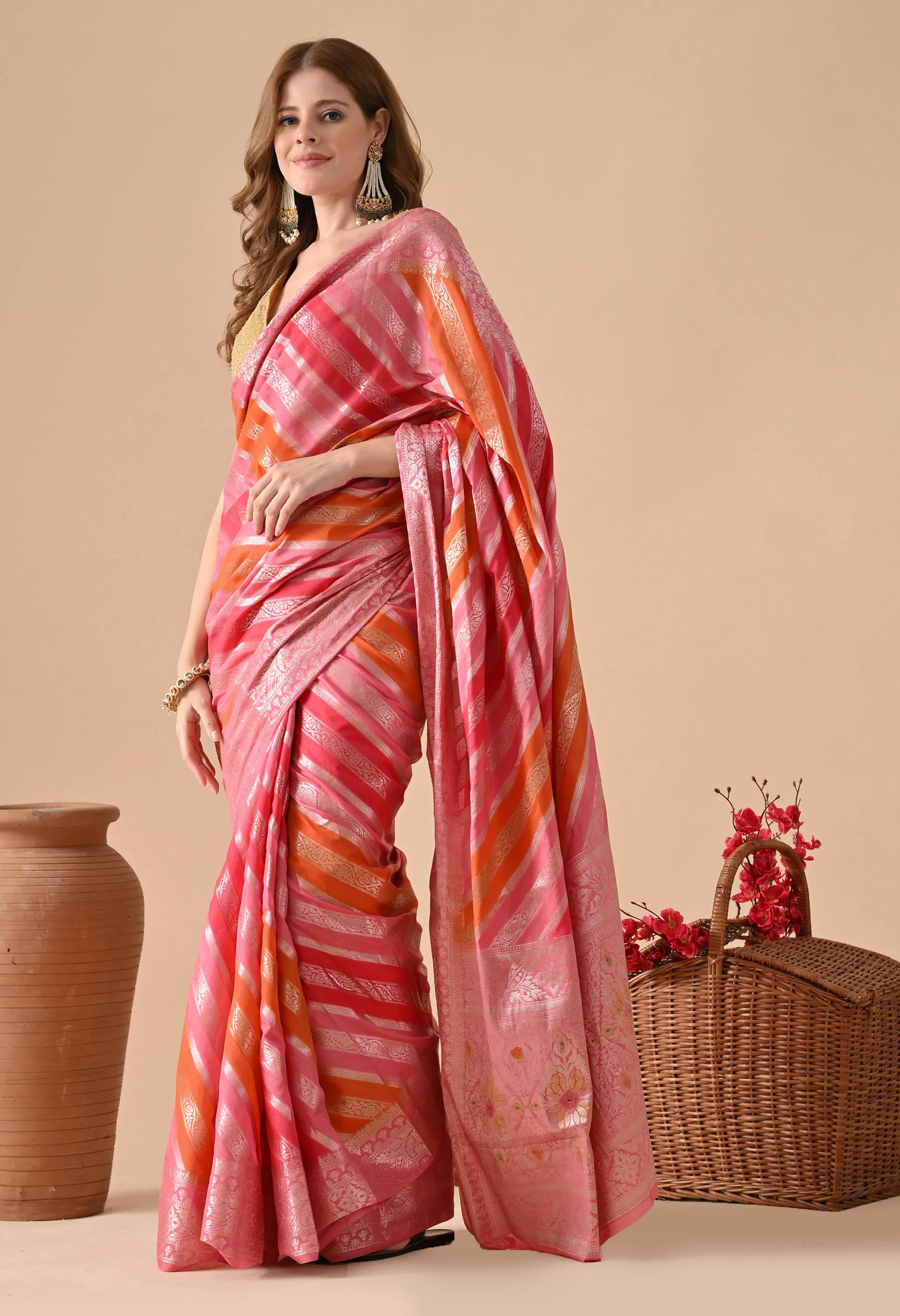 Banarasi rangkat Silk Saree