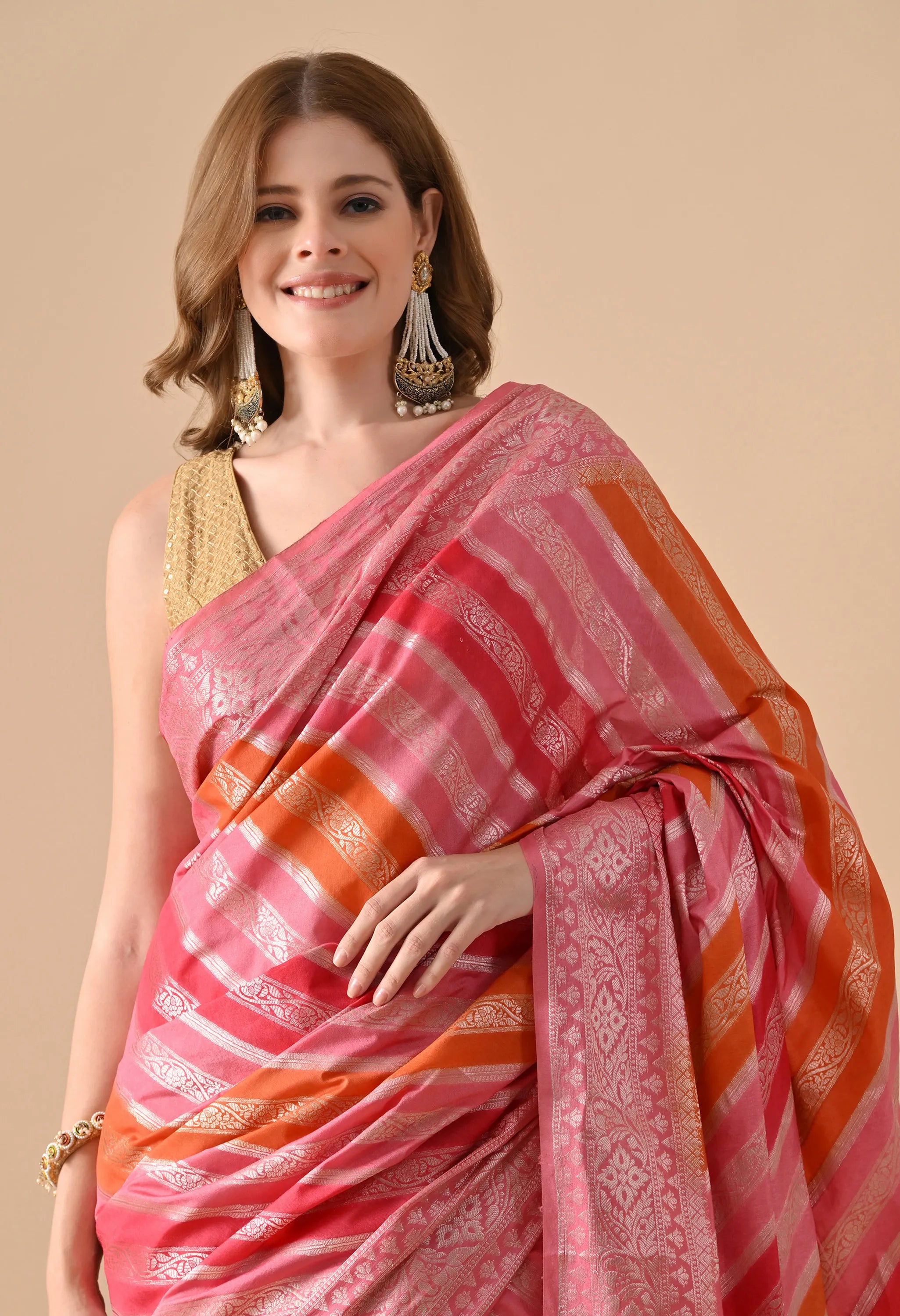 Banarasi rangkat Silk Saree