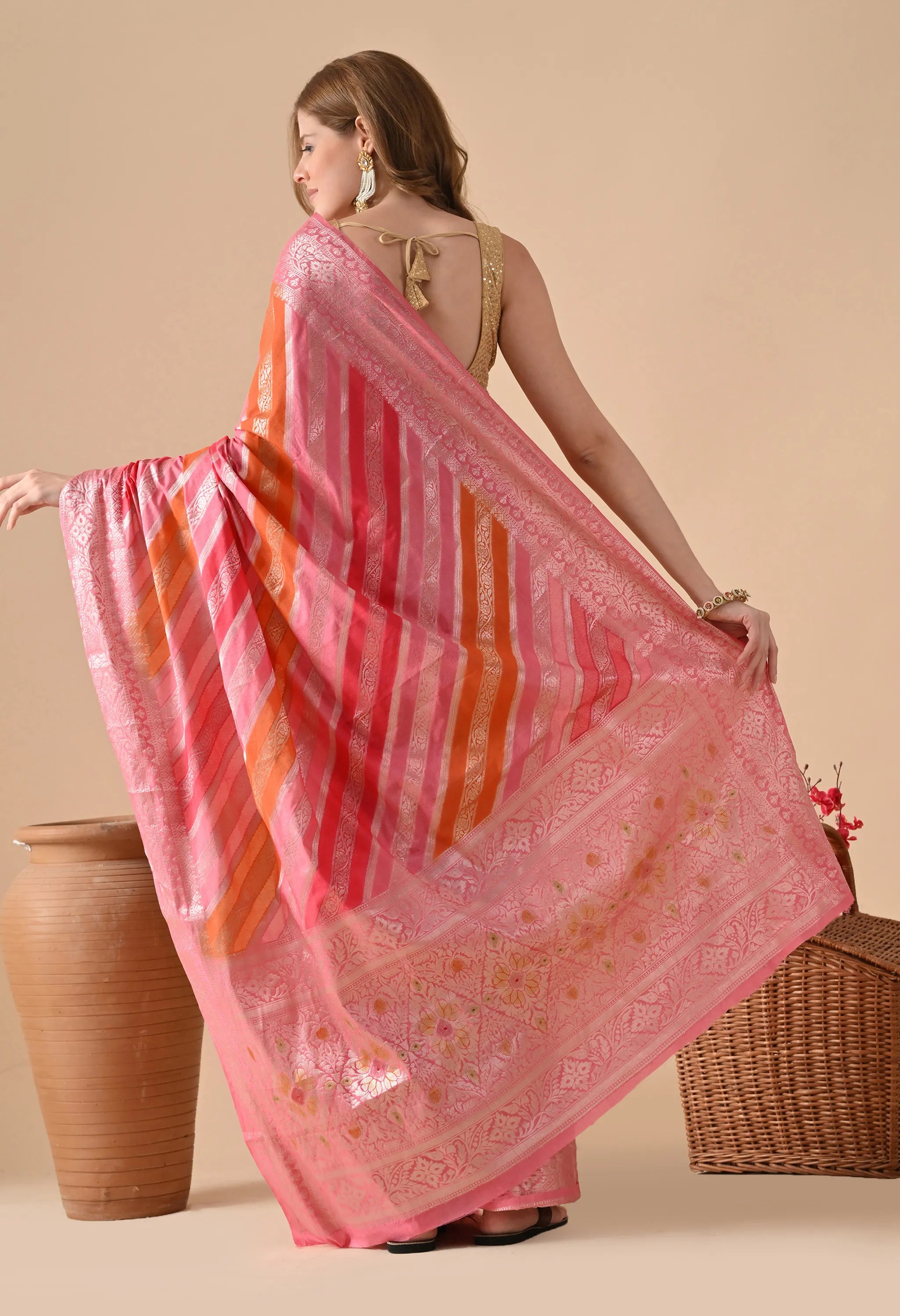 Banarasi rangkat Silk Saree