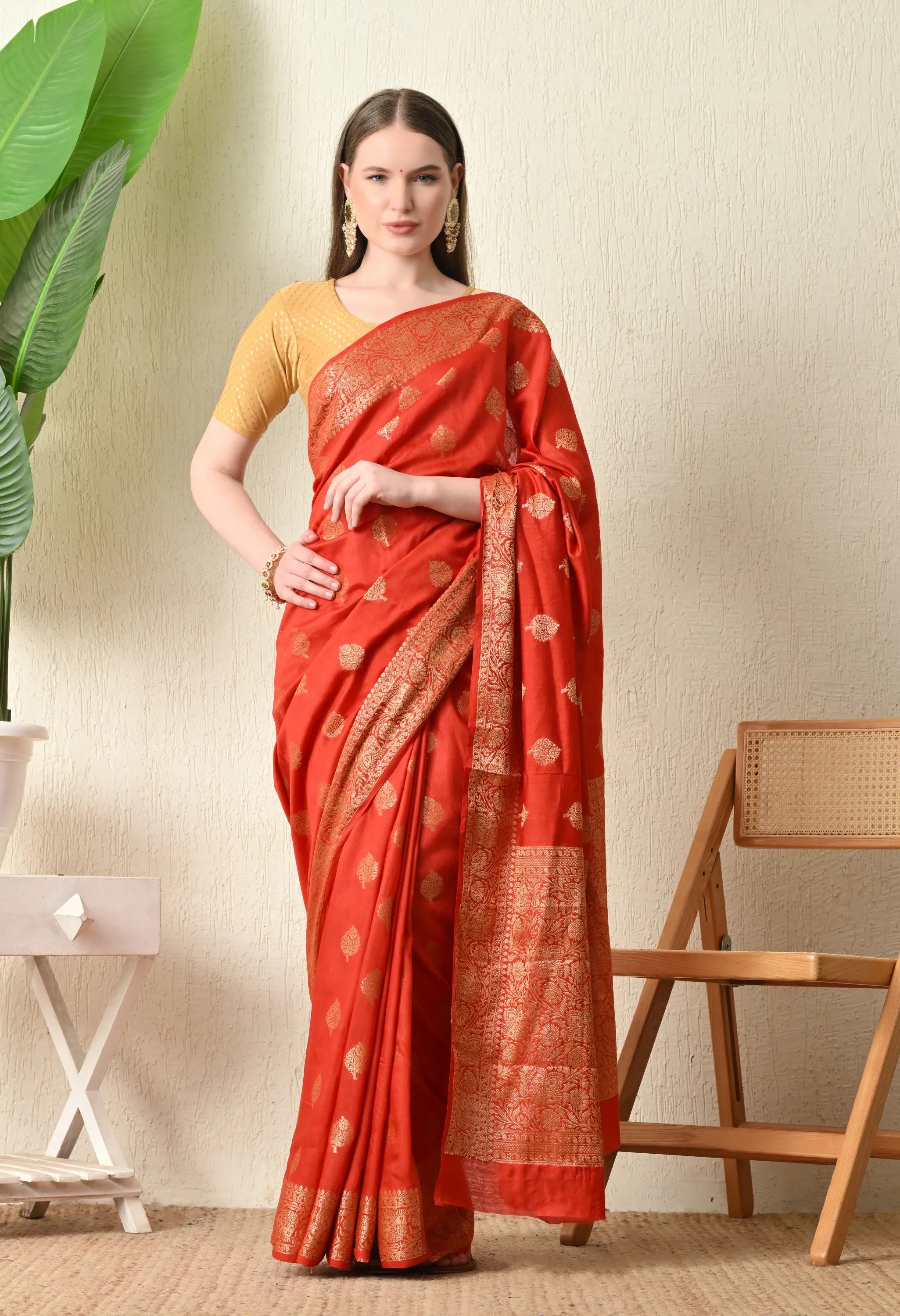 designer banarasi silk saree