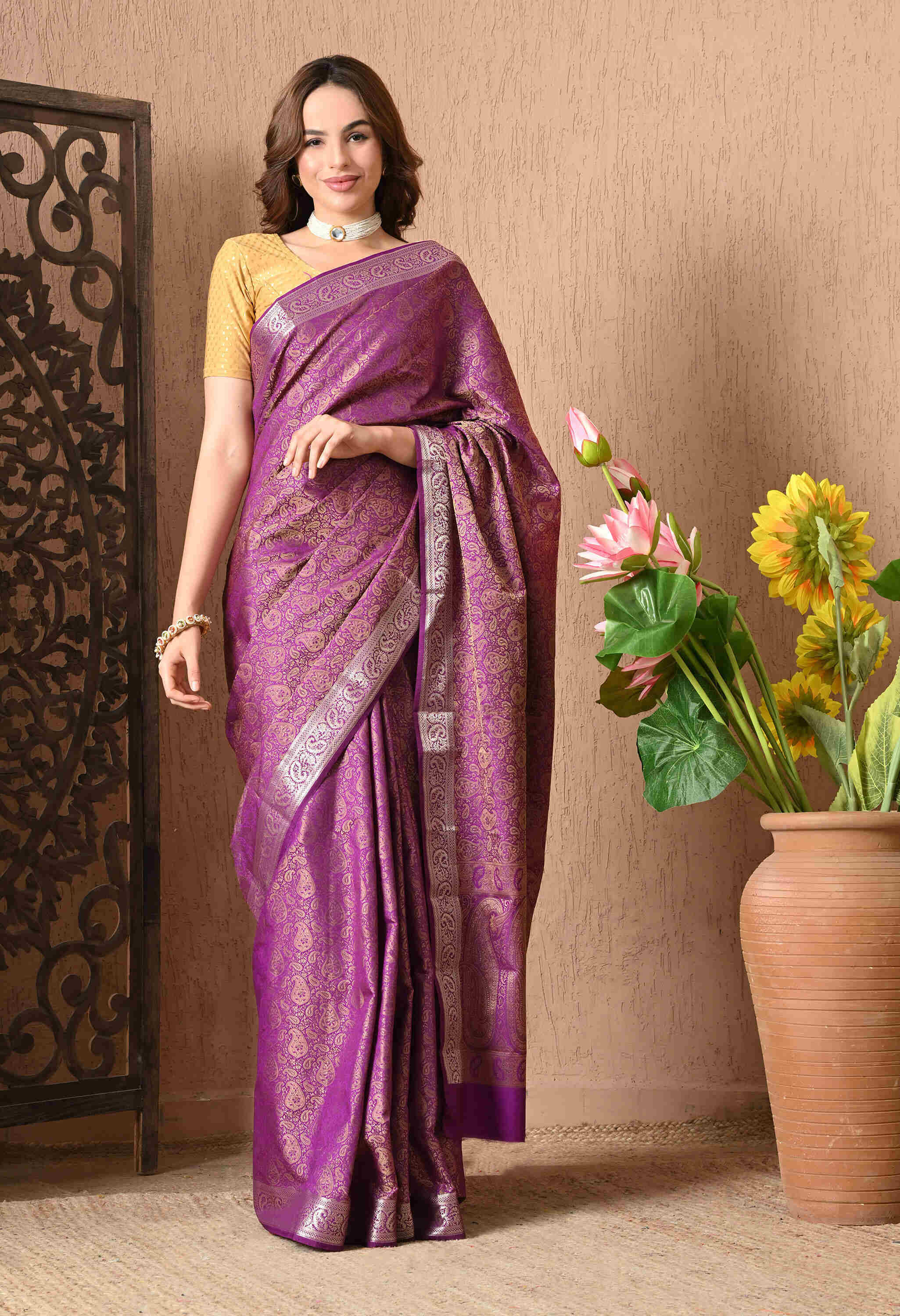 Banarasi silk saree designs