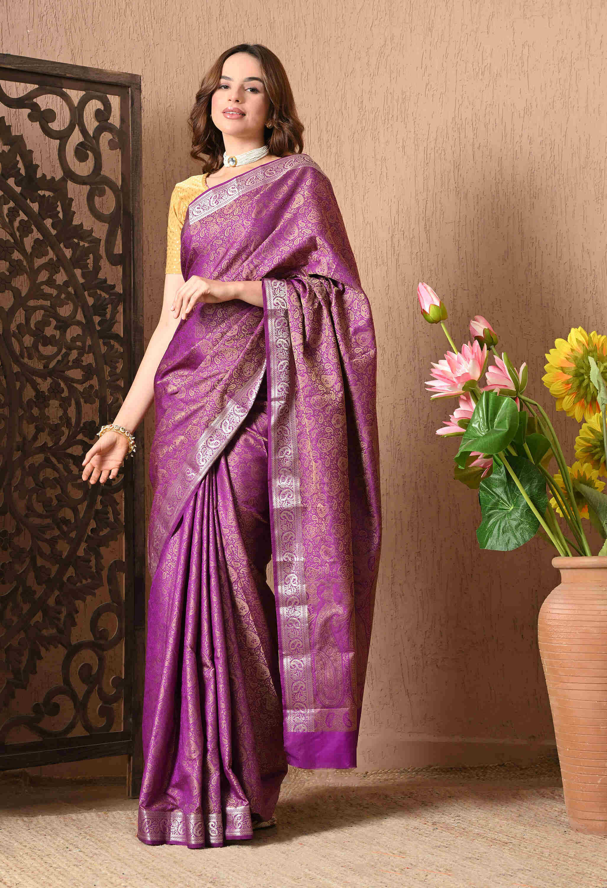 Banarasi silk saree designs