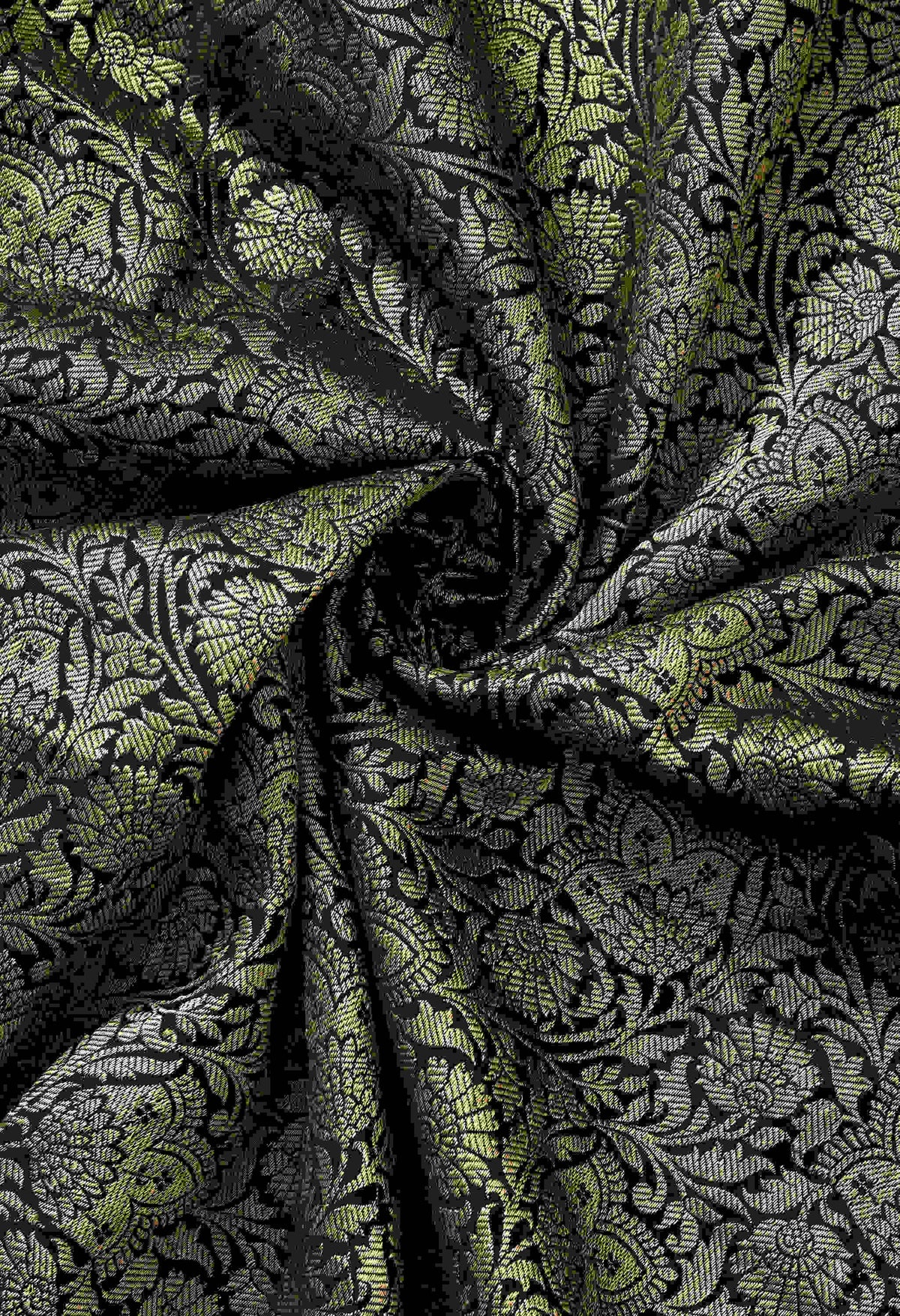 Beautiful Black Banarasi Silk Saree