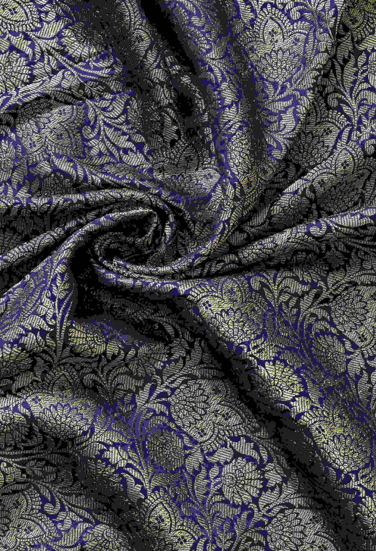 Beautiful Blue Banarasi Silk Saree
