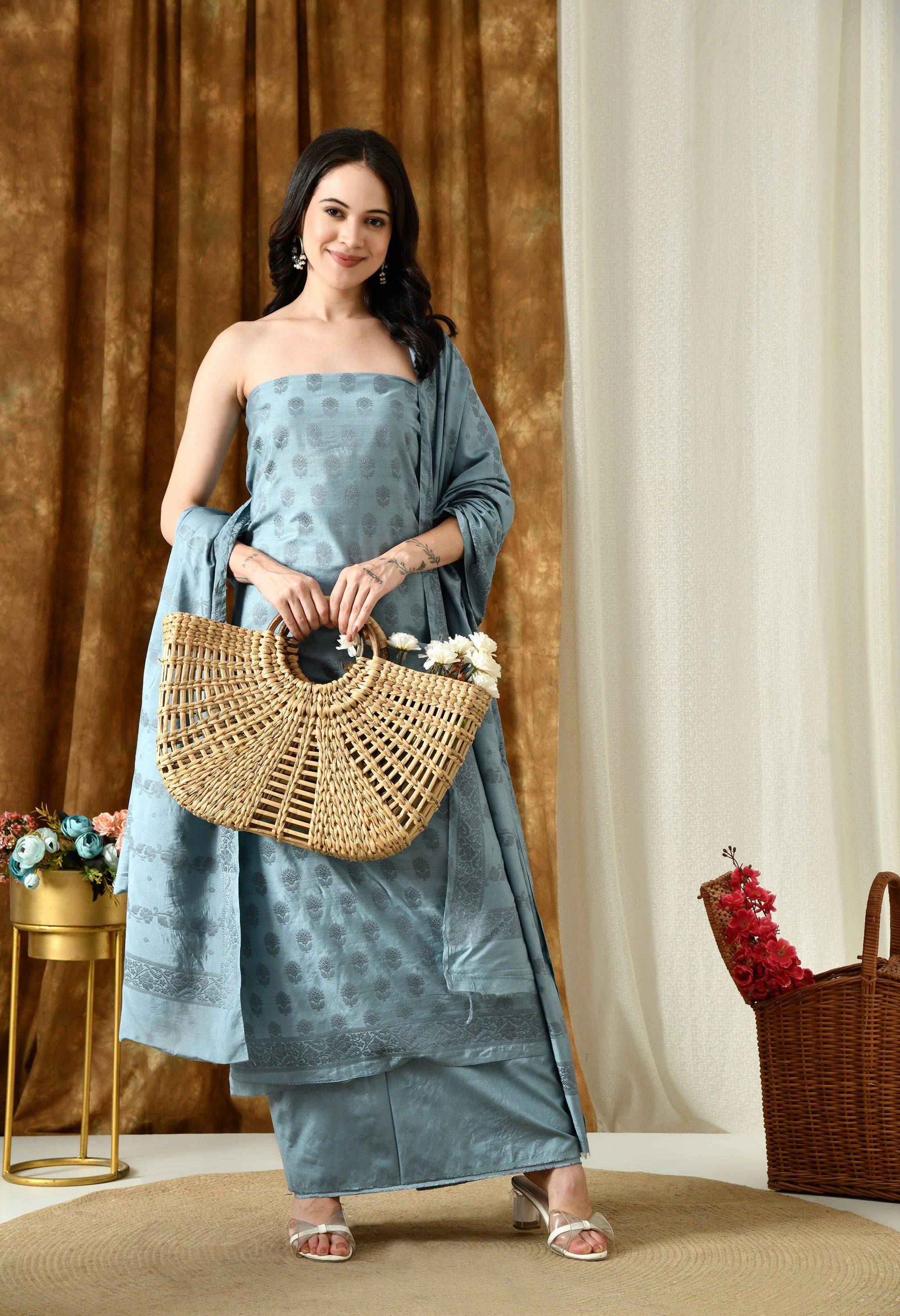 silk salwar kameez online shopping