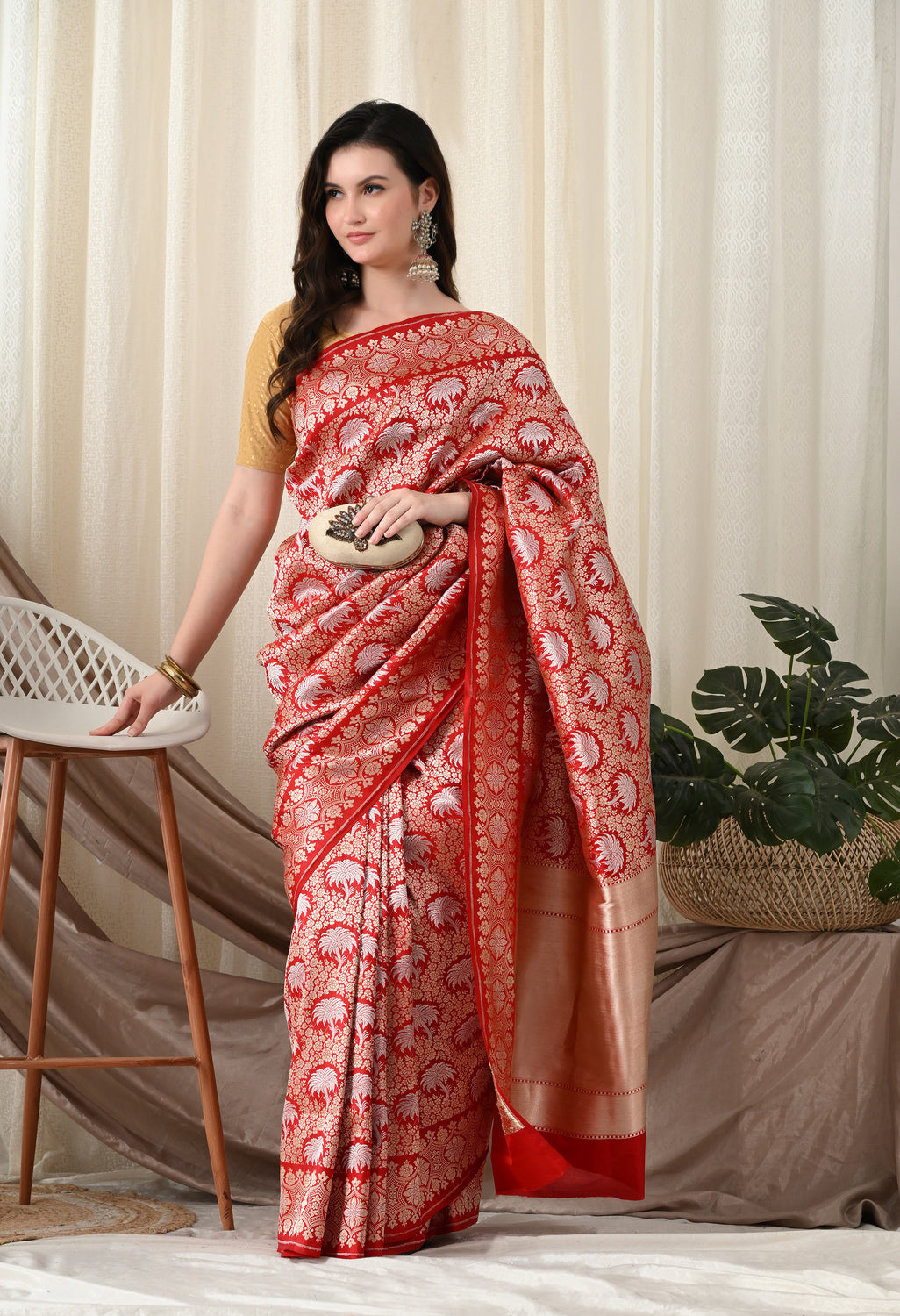 Best Party Wear Katan Silk Saree