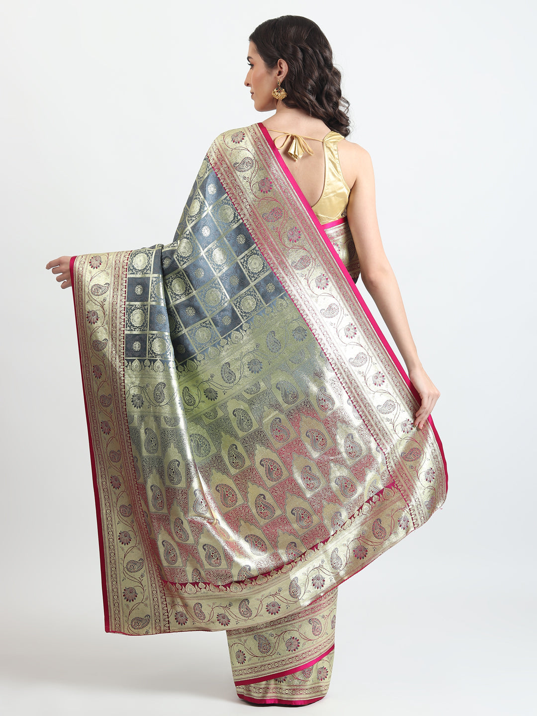 Handloom Katan silk saree