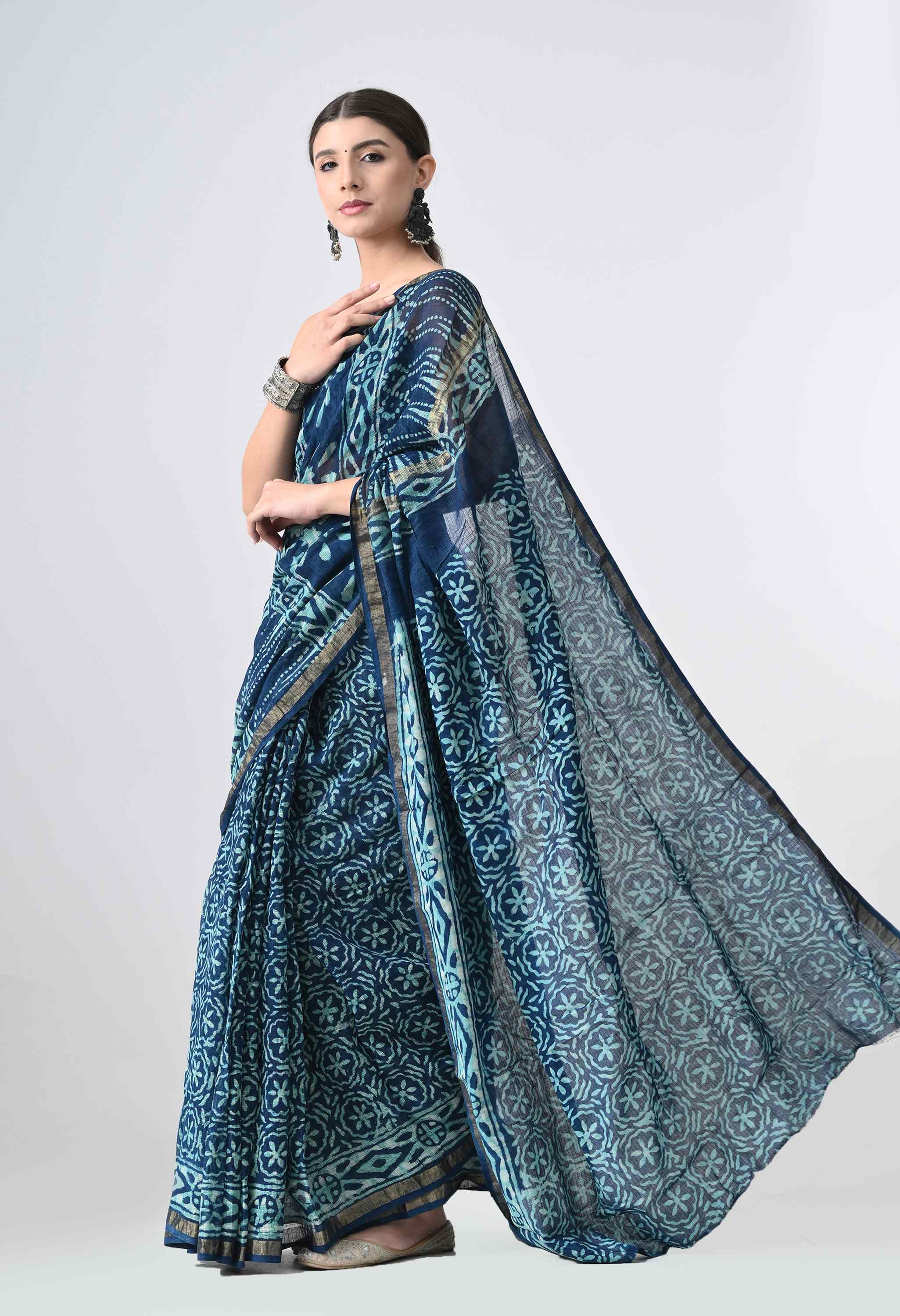 Best Kota Handblock Saree