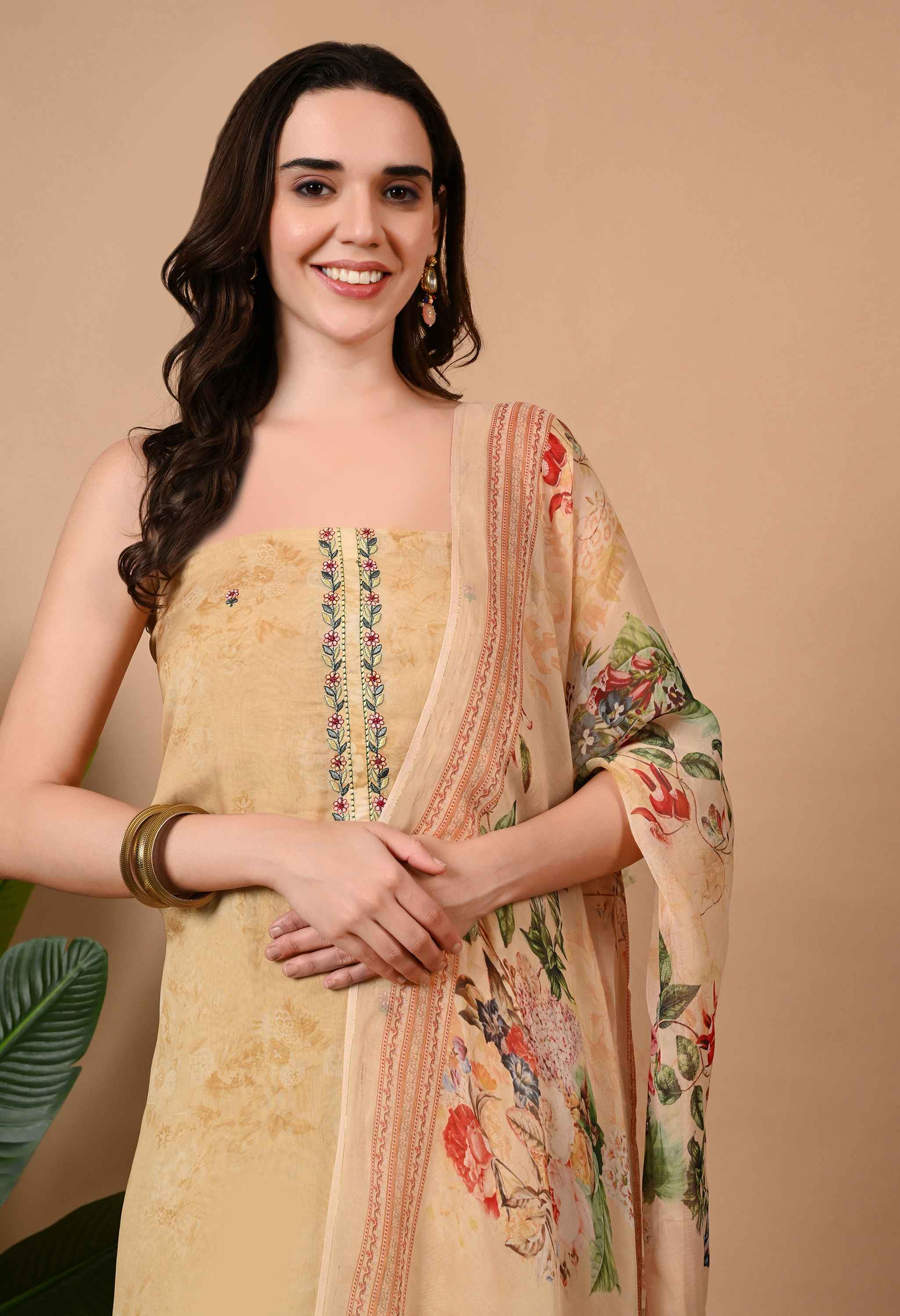 Organza suit sets for women