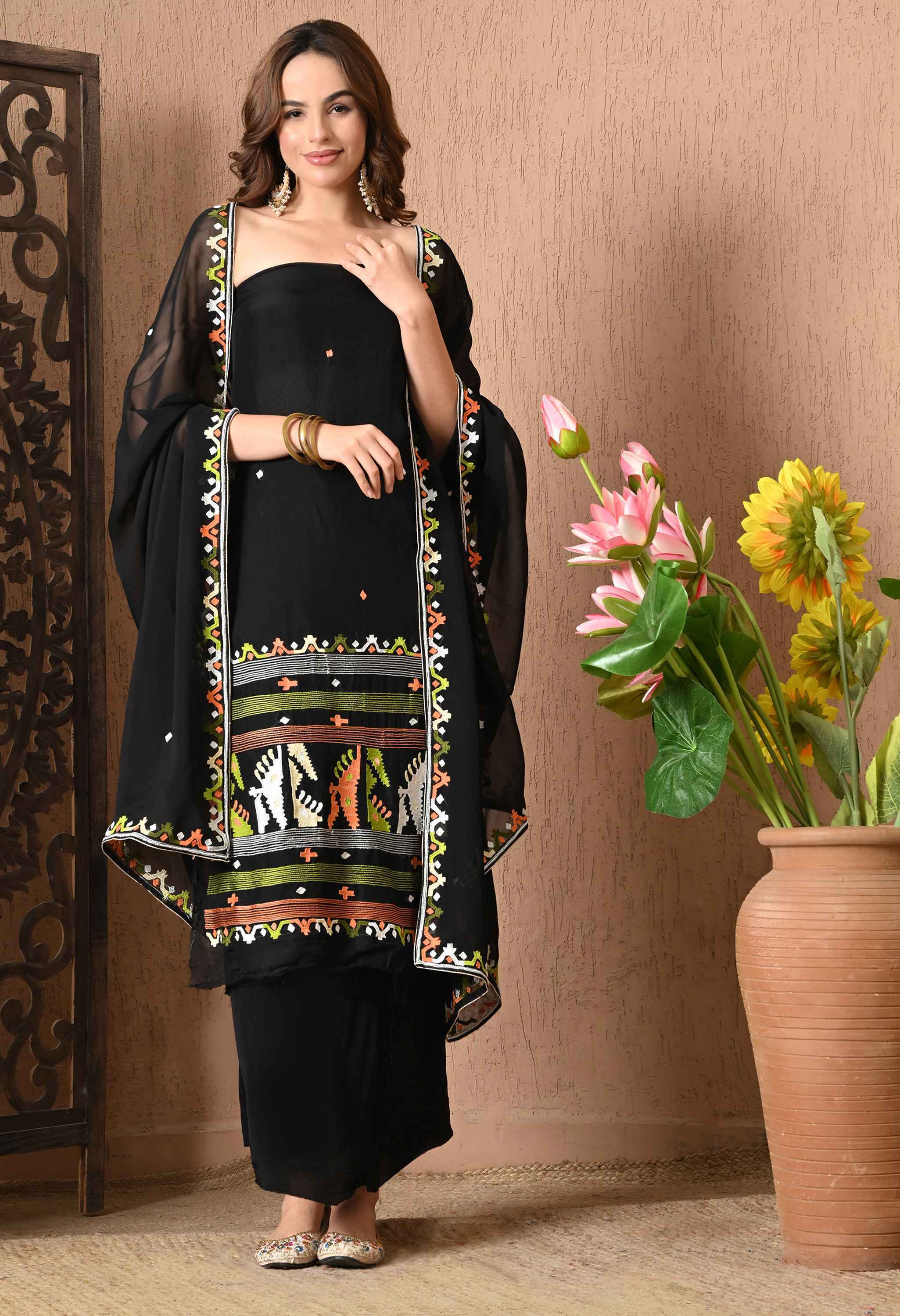 Best Party Wear Black Salwar and Suit