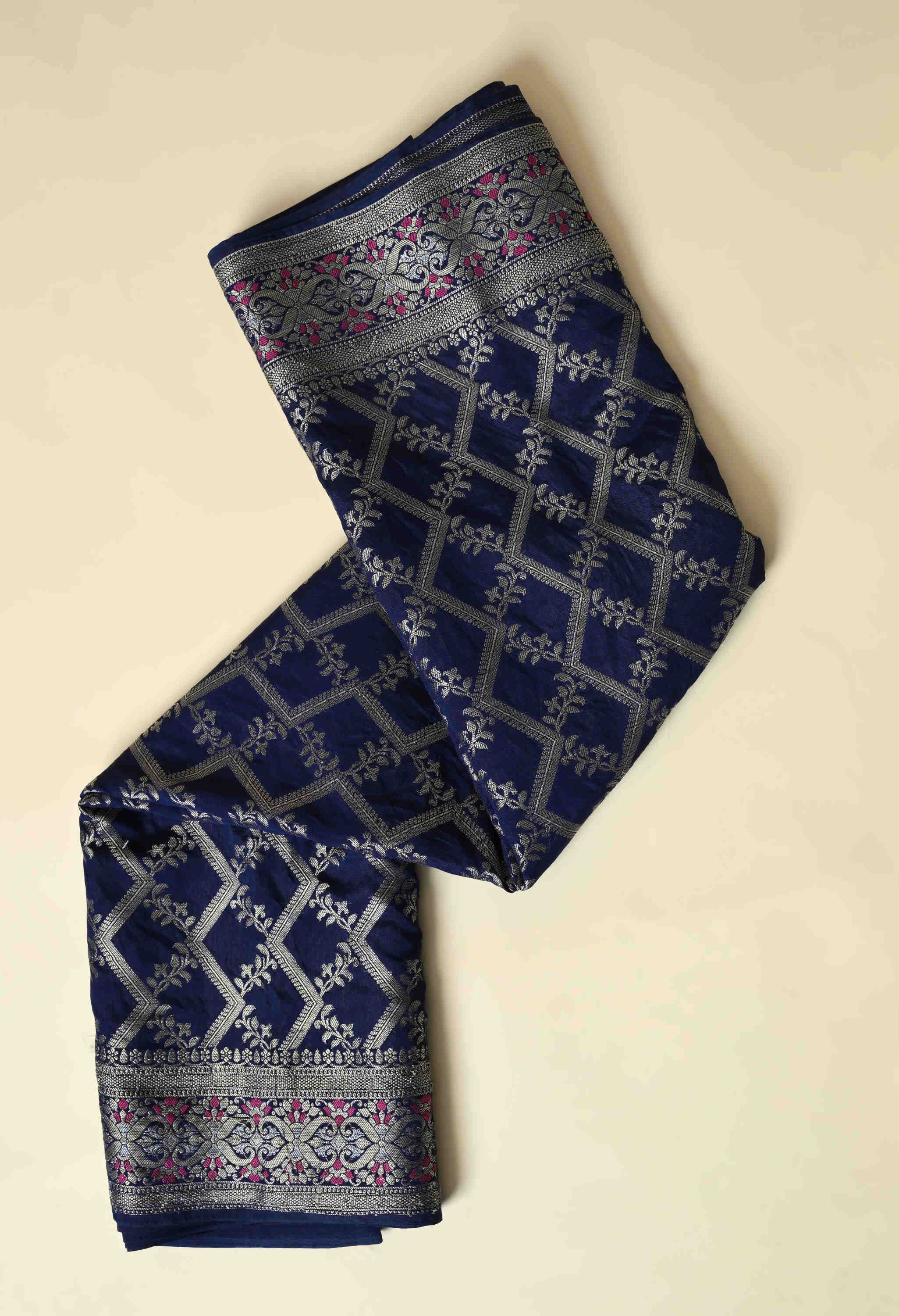 Best Party Wear Blue Silk Saree